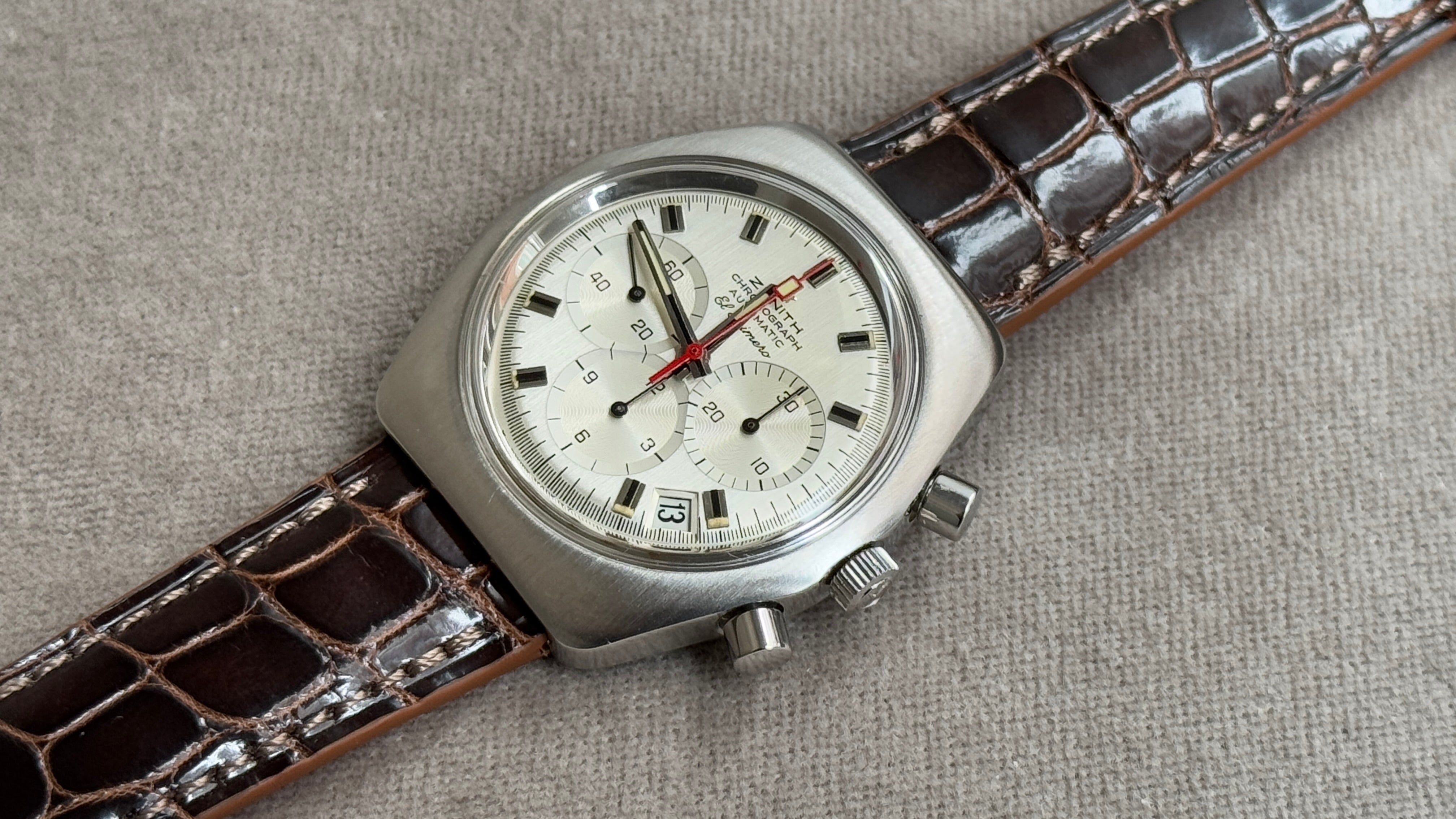 Zenith Chronograph A 787 Vintage｜シャイニークロコダイル ダーク