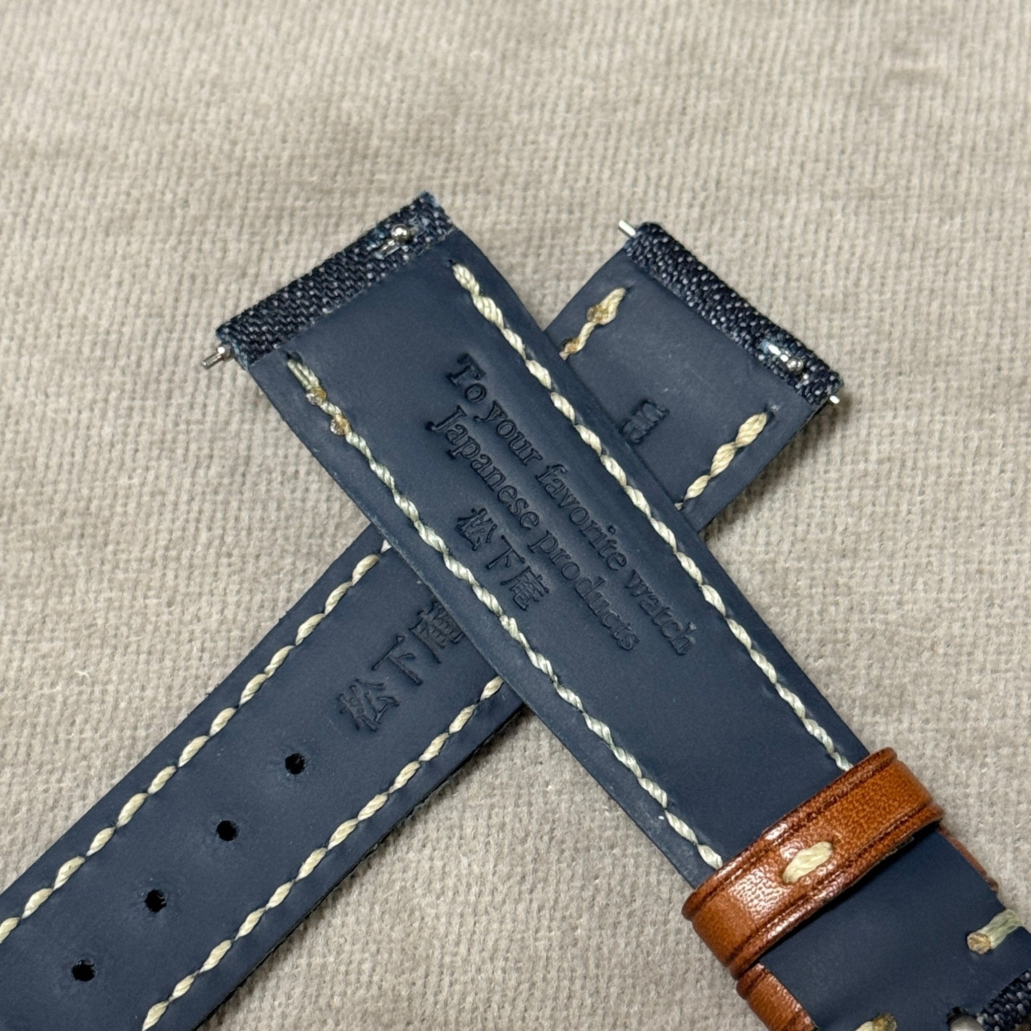 ロイヤルデニム|ネイビー|19 - 16mm - 松下庵