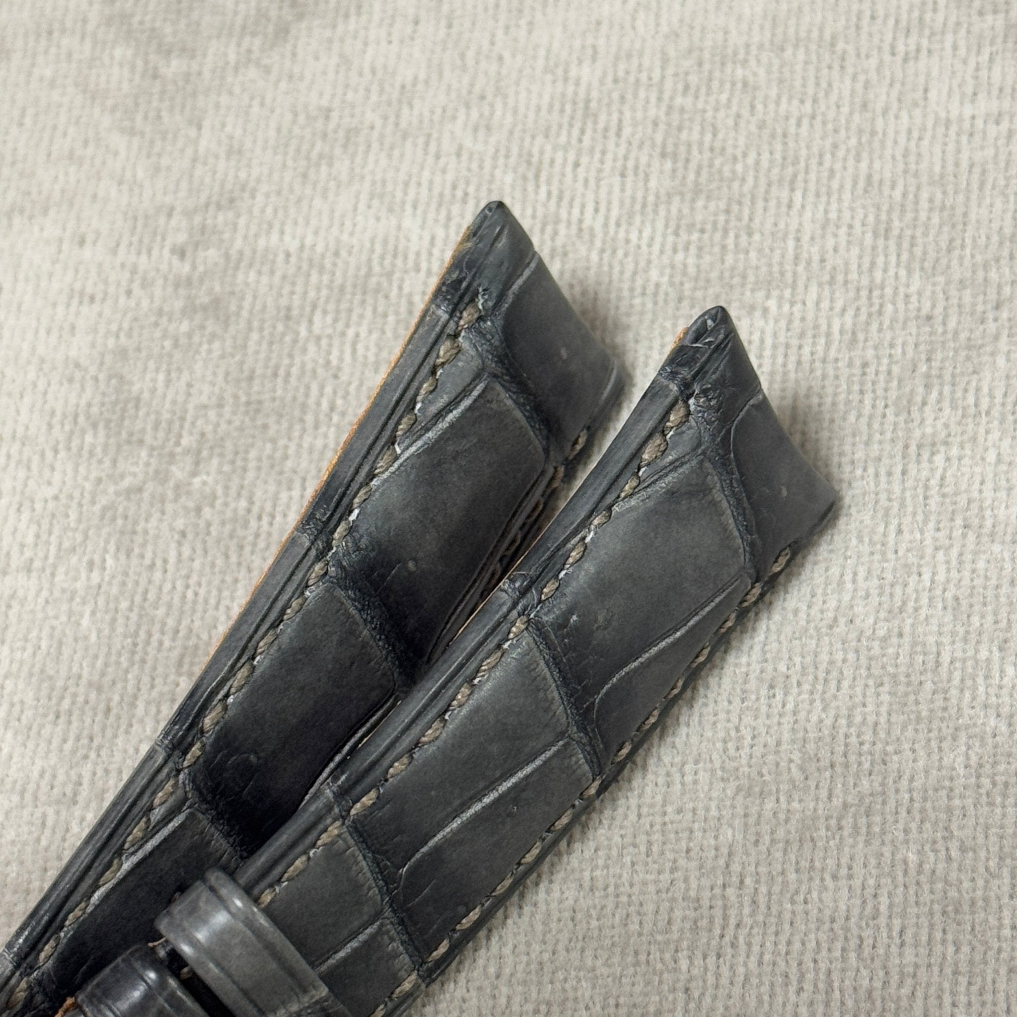 墨染クロコダイル|ヘリ返し|19 - 18mm - 松下庵