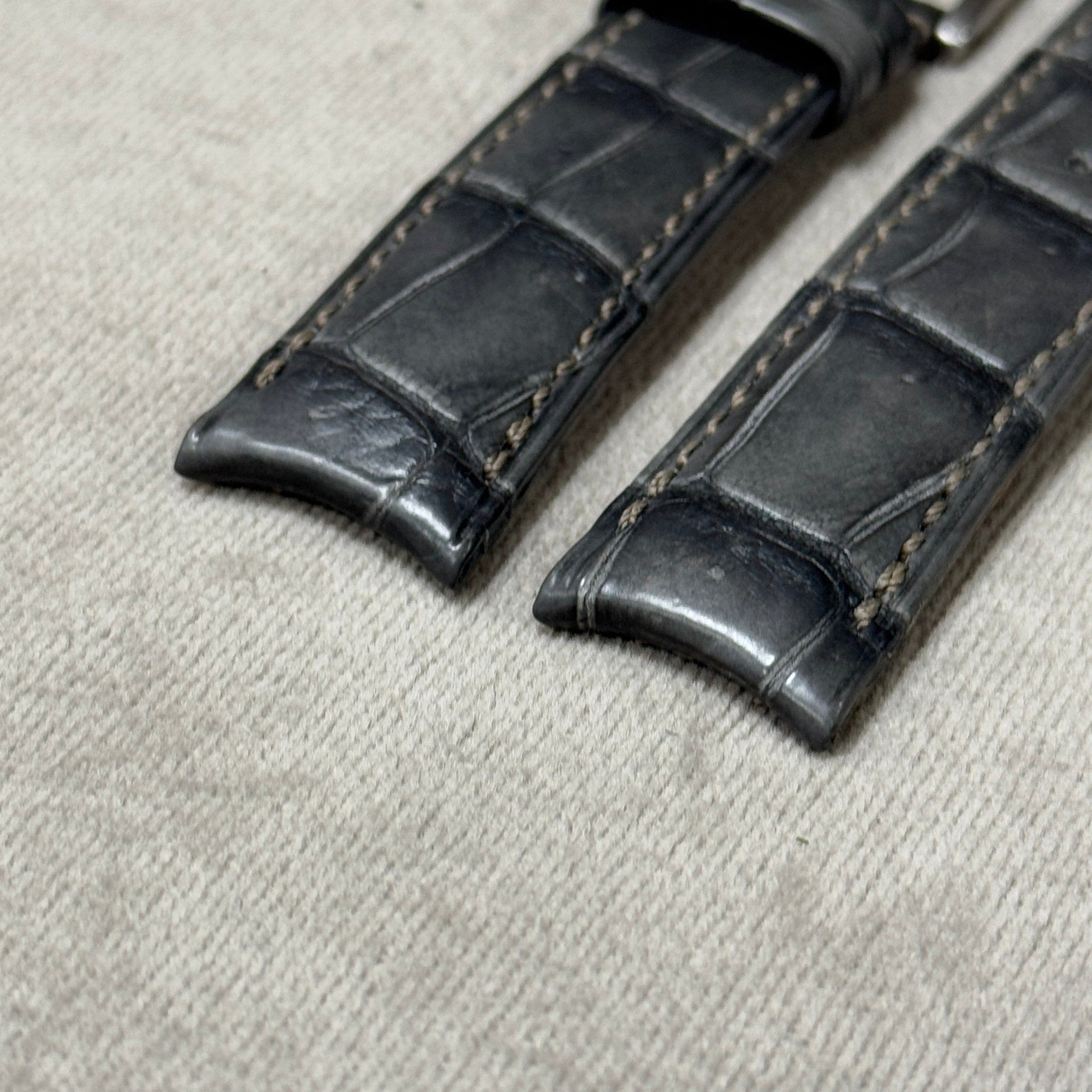 墨染クロコダイル|ヘリ返し|19 - 18mm - 松下庵