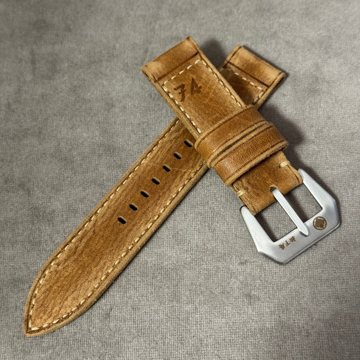 M74｜ヴィンテージブラウンサンドブラスト｜24-24mm – 松下庵