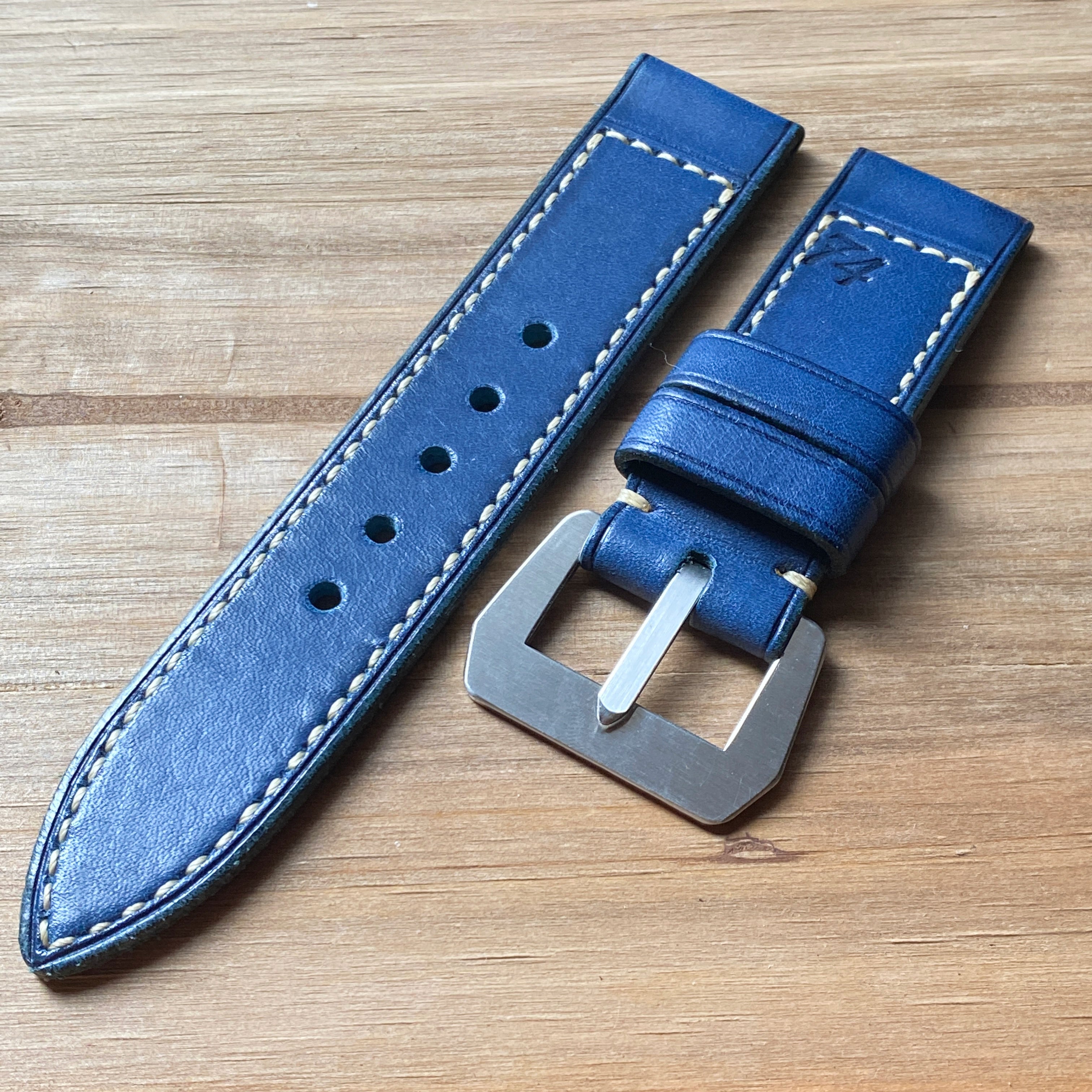 【M74 STRAP】VINTAGE BLUE 26mm