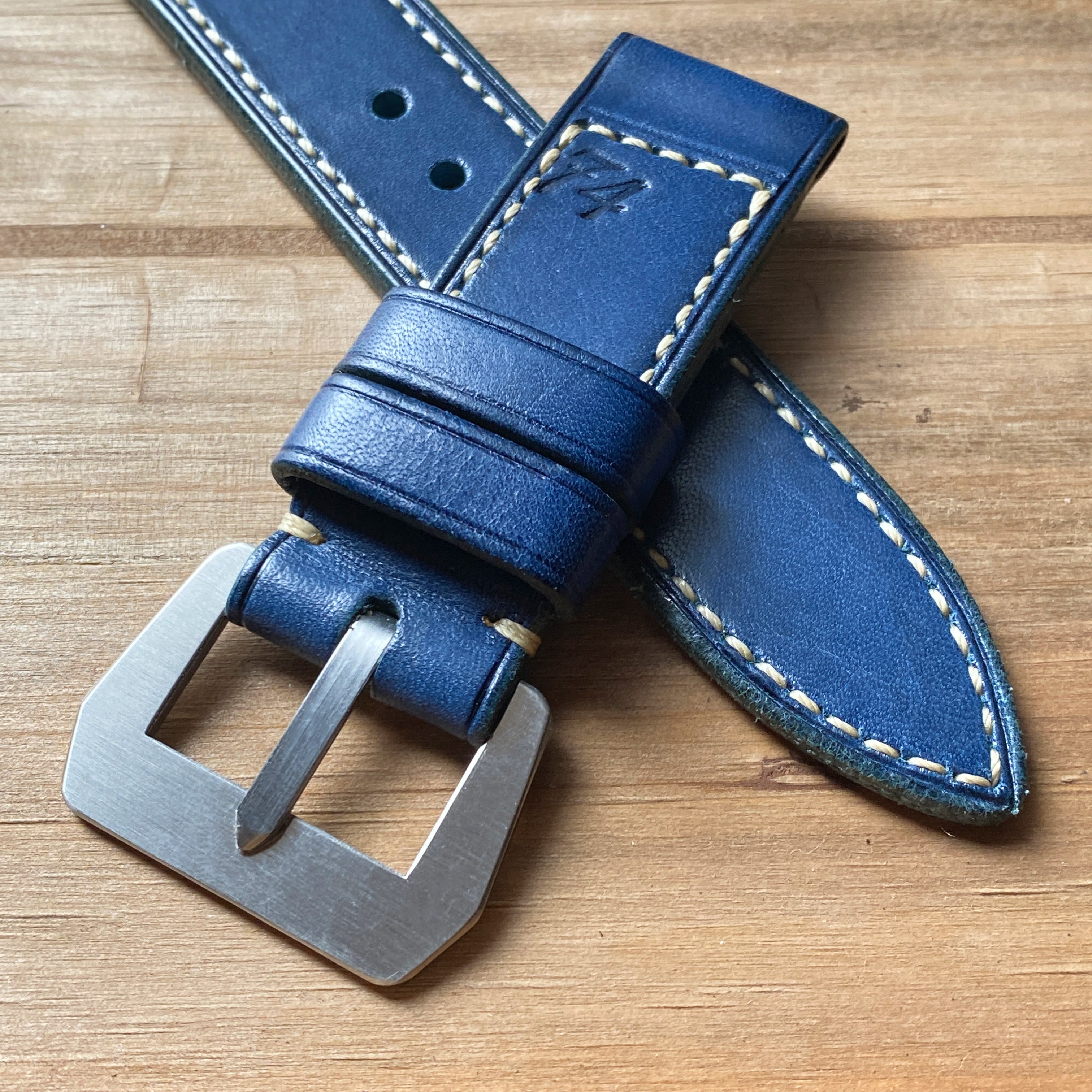 【M74 STRAP】VINTAGE BLUE 26mm