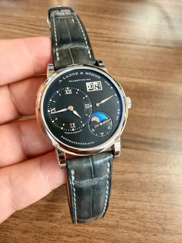 A. Lange & Söhne Lange 1｜マットクロコダイル 墨染