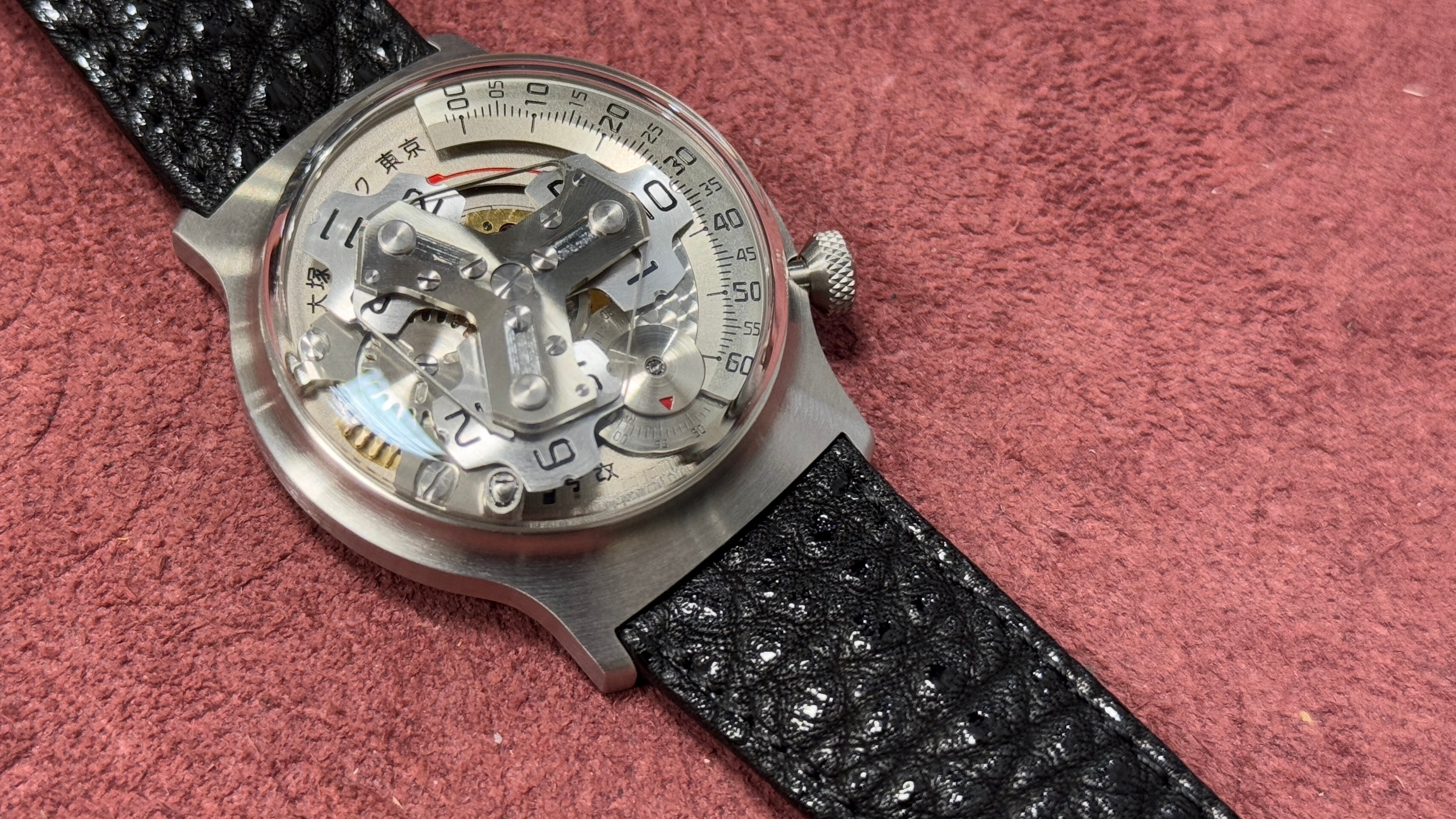 【製作事例】大塚ローテック 5号改 × 黒桟革 -極-｜シンプルな構成に、素材の力を宿す - 松下庵