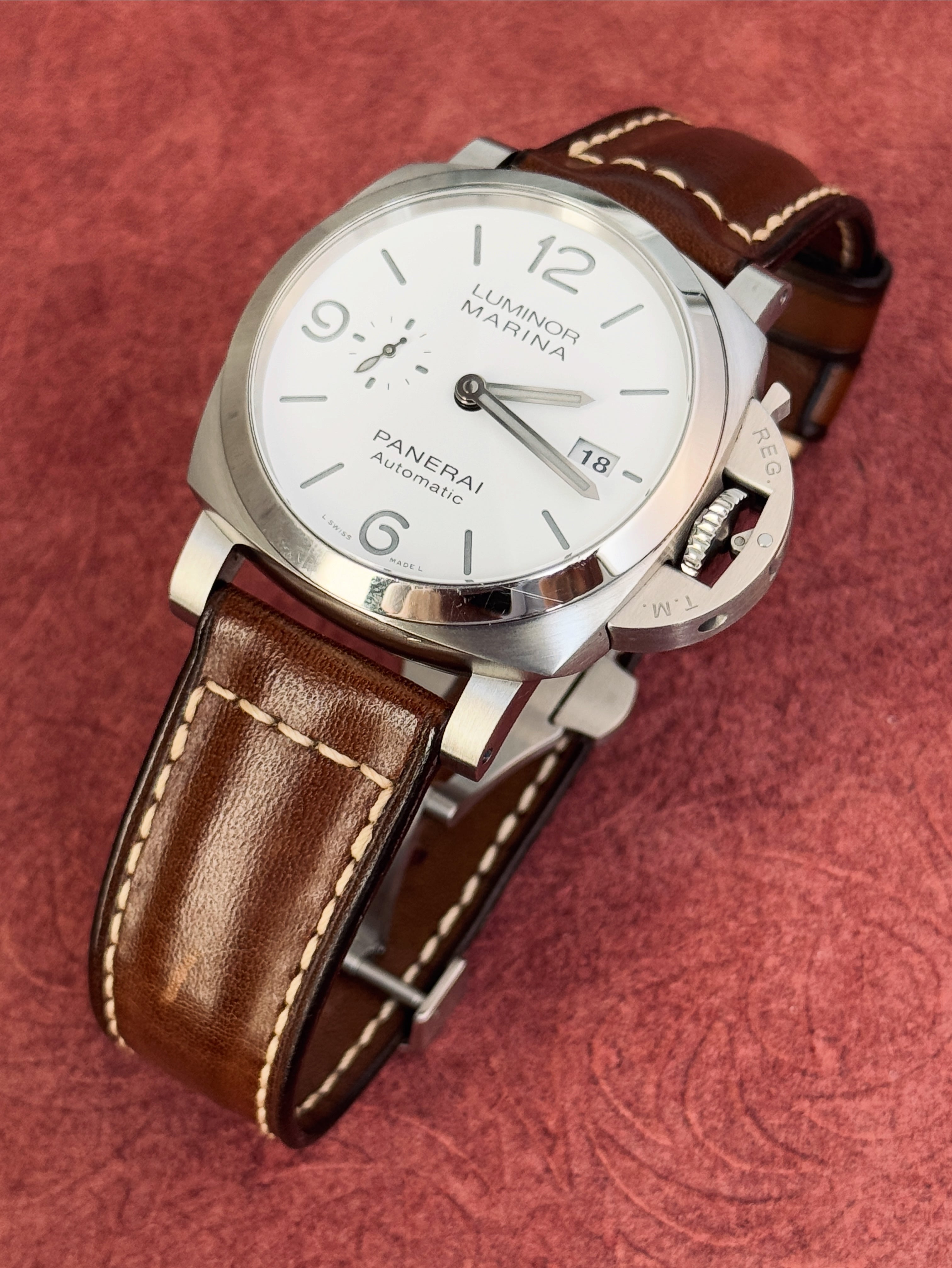 Panerai PAM01314｜イタリアンレザー ダークブラウン