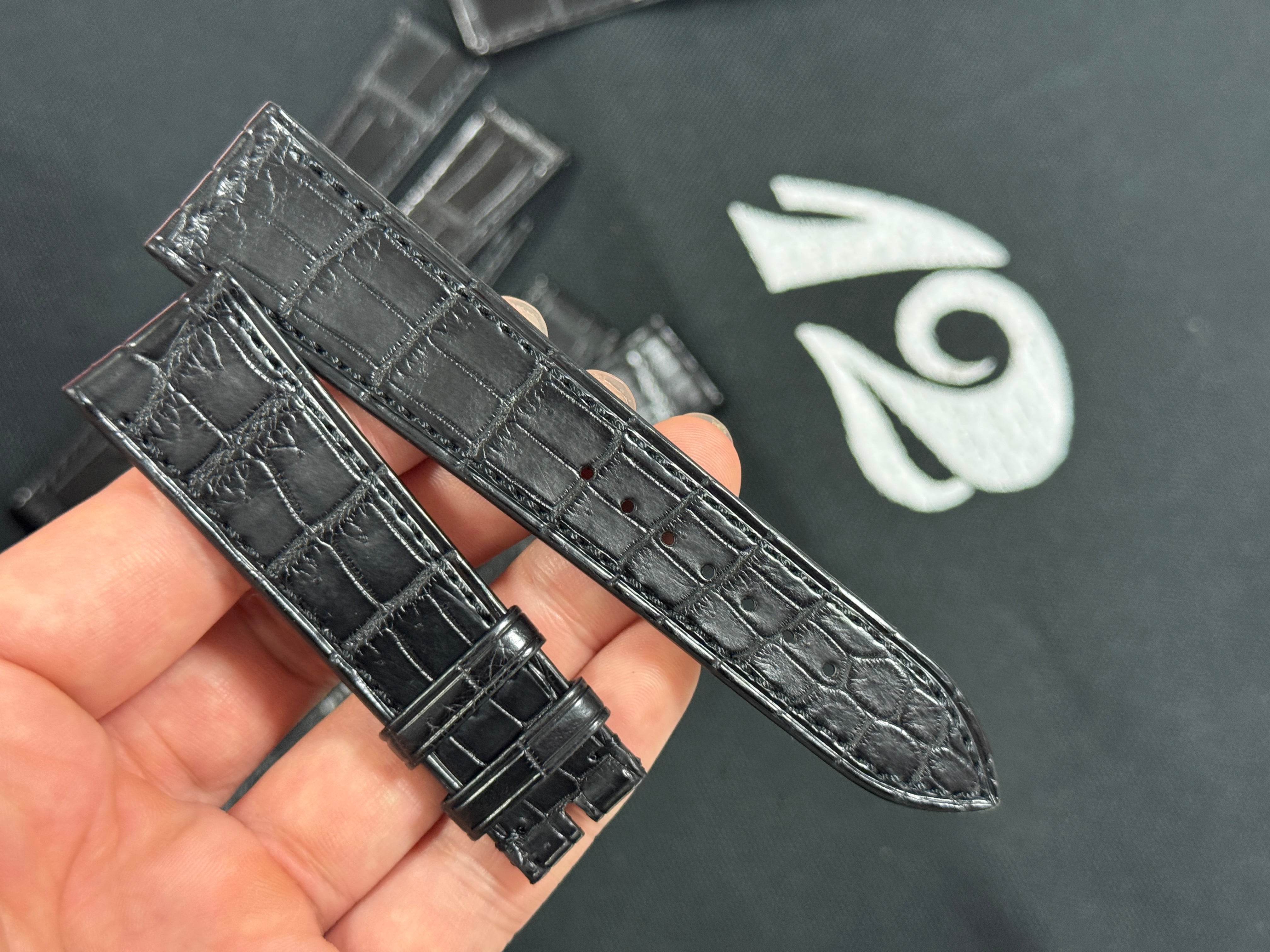 Kikuchi Nakagawa 純製｜クロコダイル 無双仕上げ マットブラック