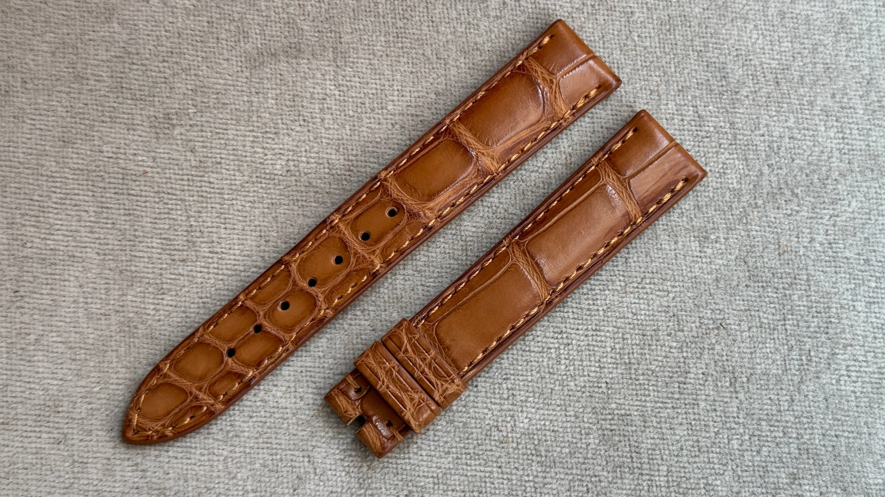 C社｜クロコダイル｜マットブラウン