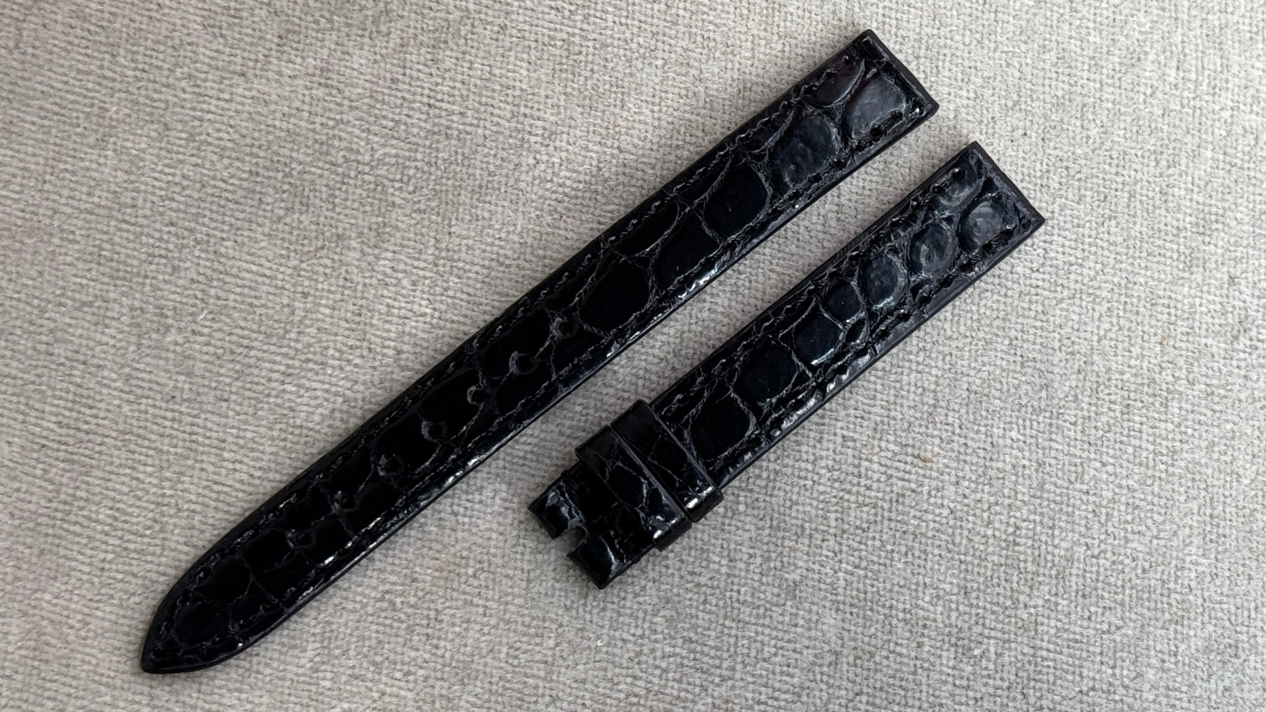 C社｜クロコダイル｜シャイニーブラック