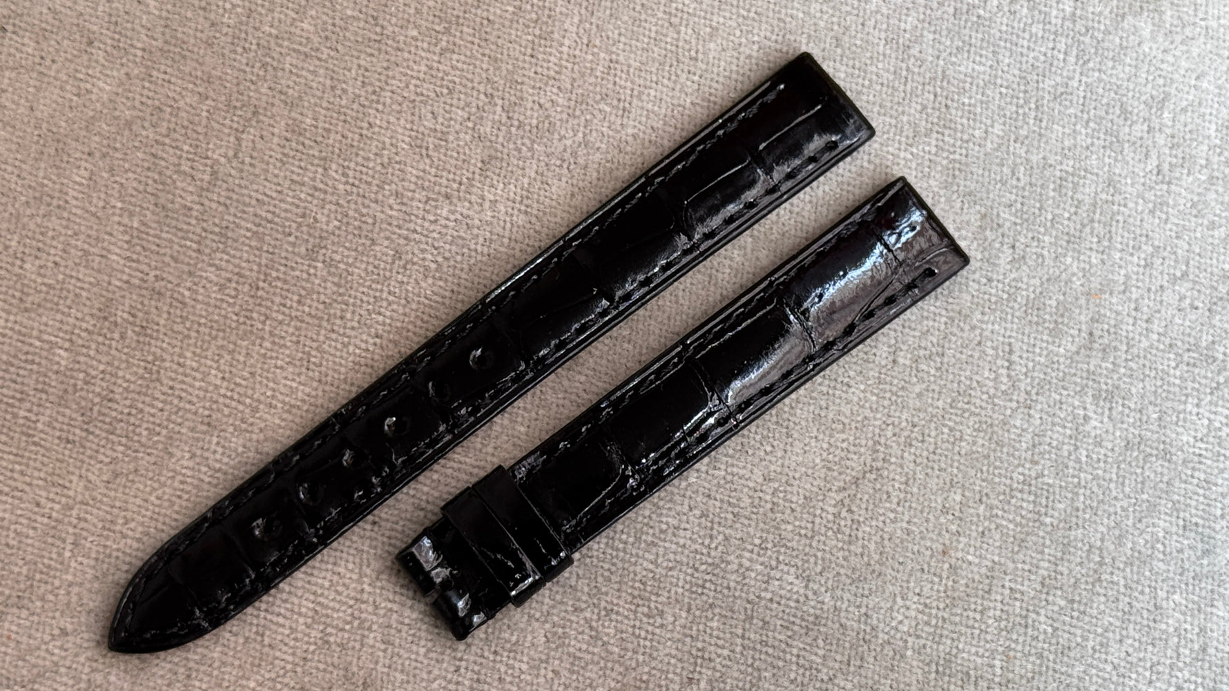 C社｜クロコダイル｜シャイニーブラック