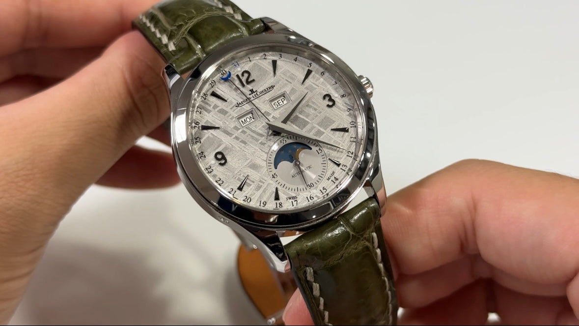Jaeger-LeCoultre Master Calendar｜シャイニークロコダイル バンブーグリーン