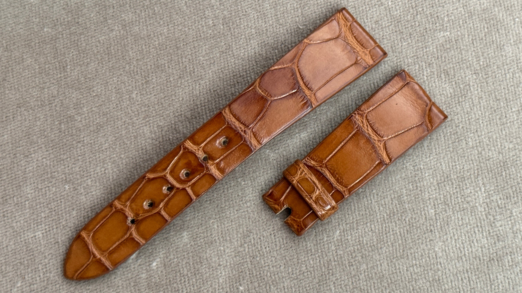 P社｜クロコダイル｜マットブラウン