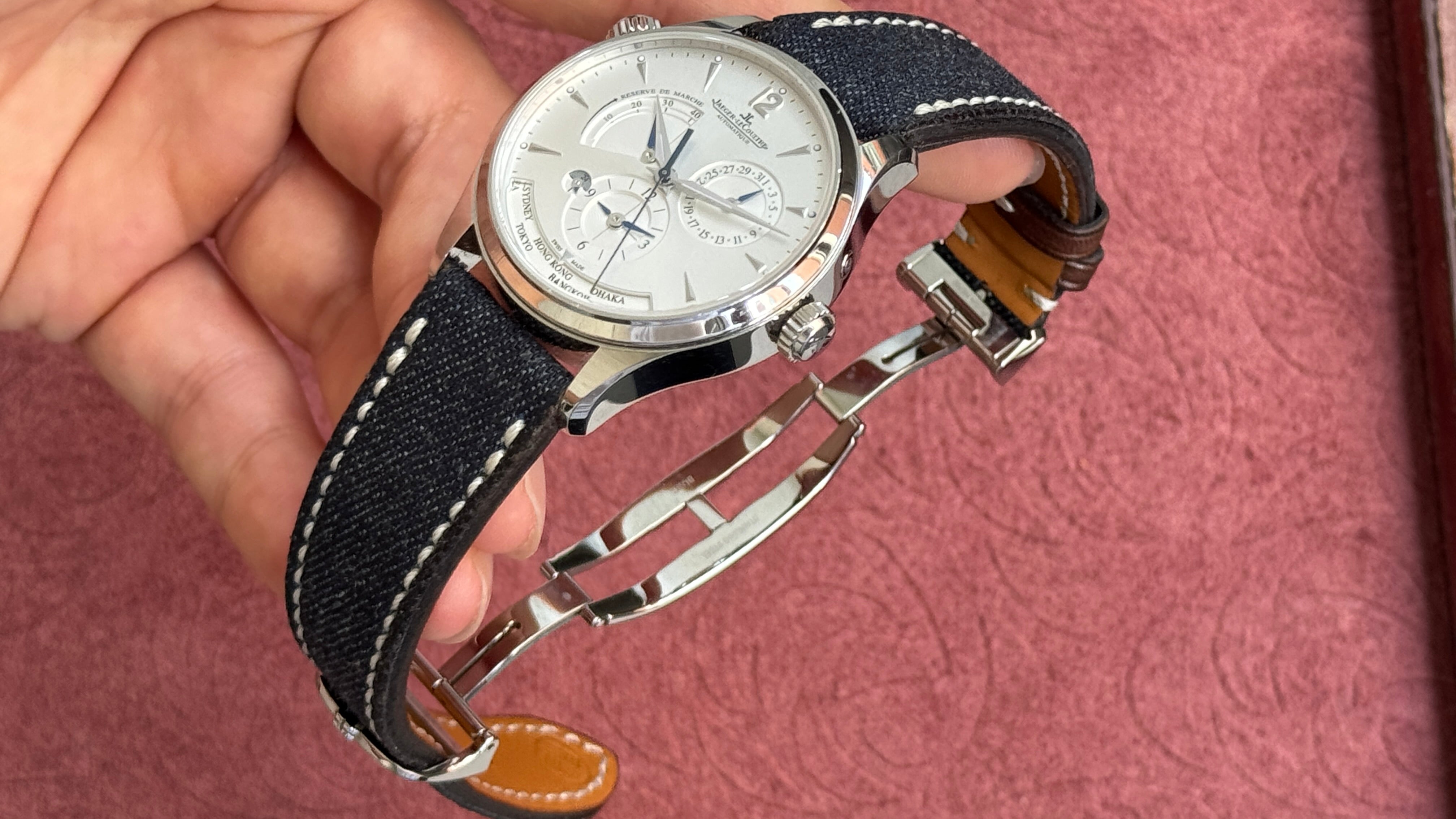 Jaeger LeCoultre Master Geographic｜デニム ネイビー