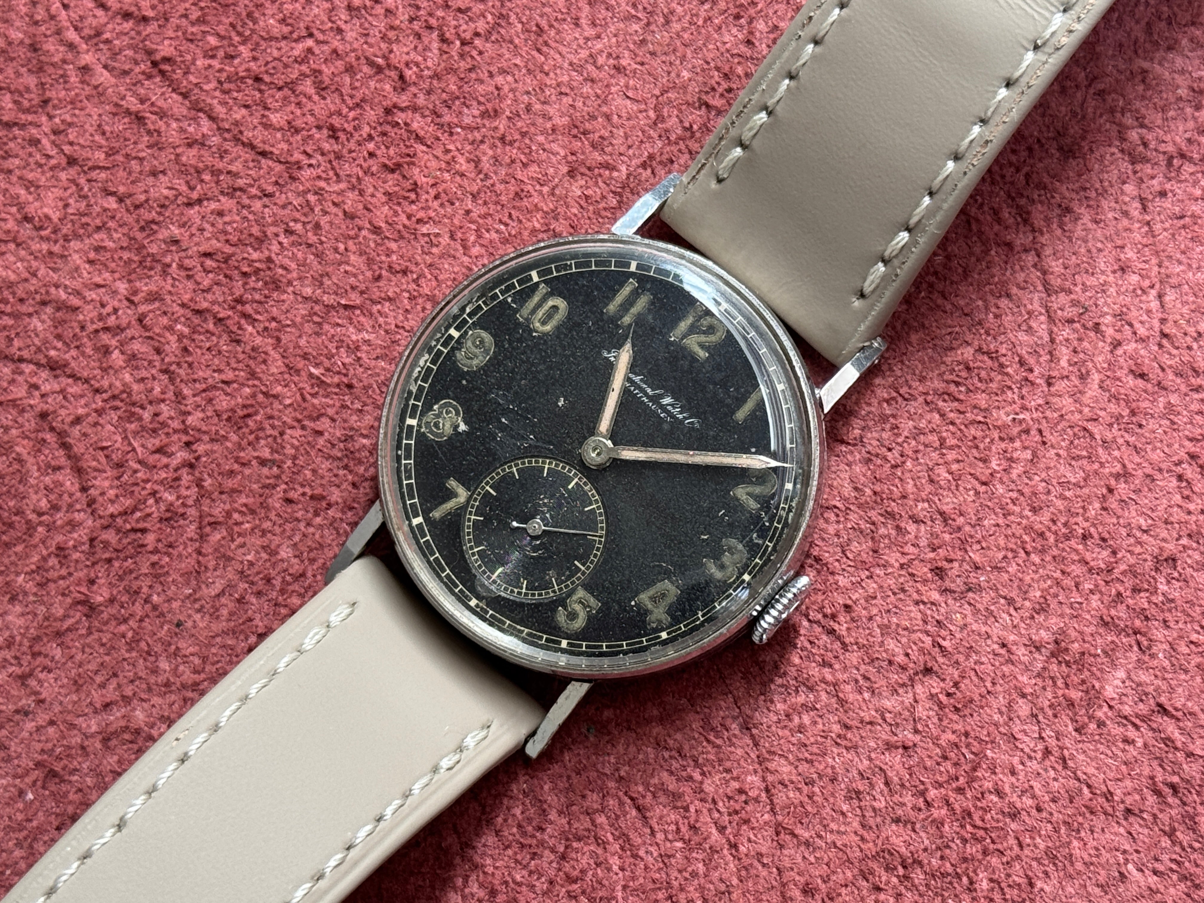 WC Cal.83 1942｜牛革 ウレタン加工 グレージュ