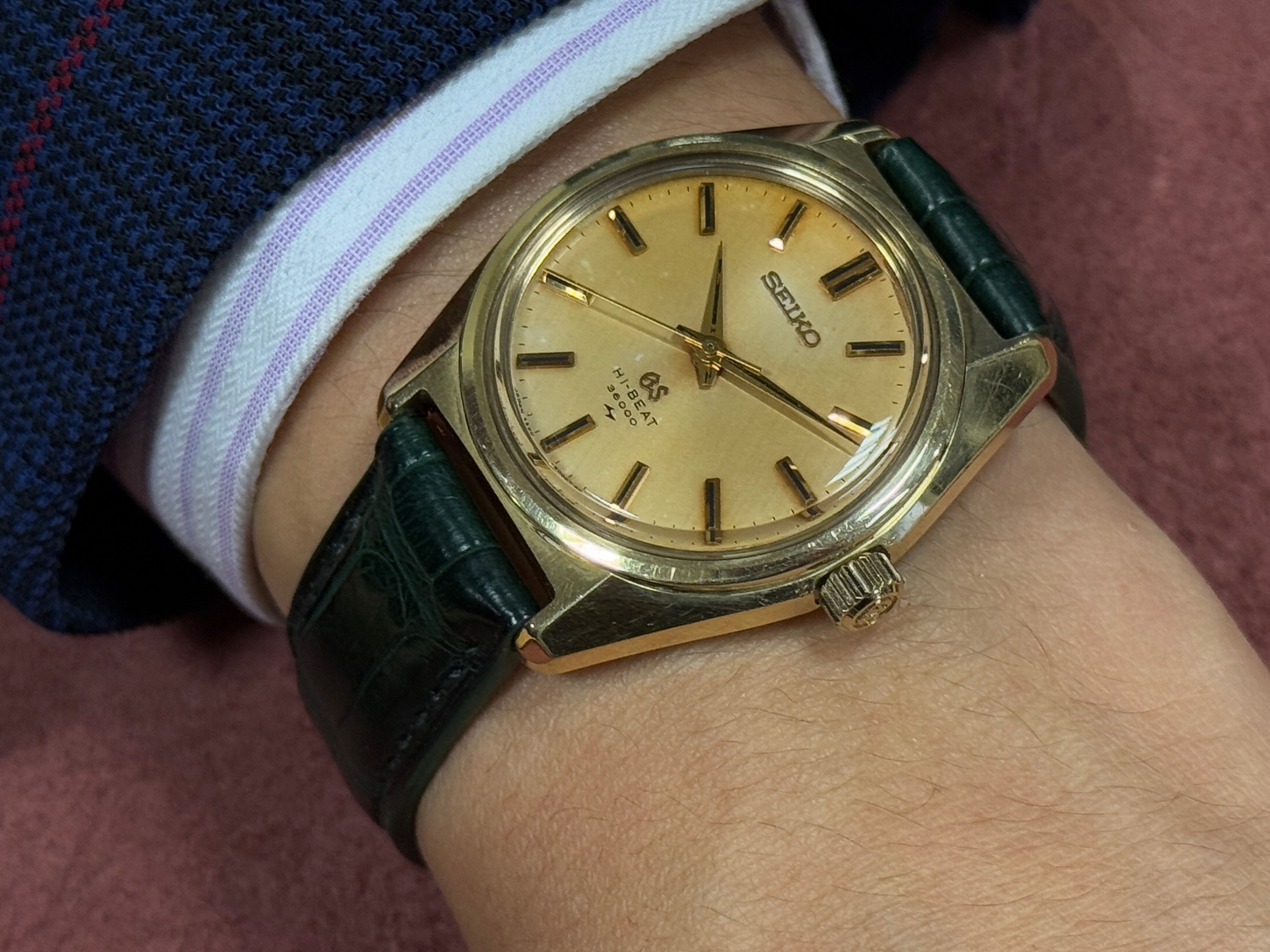 Grand Seiko 45GS｜マットクロコダイル ダークグリーン