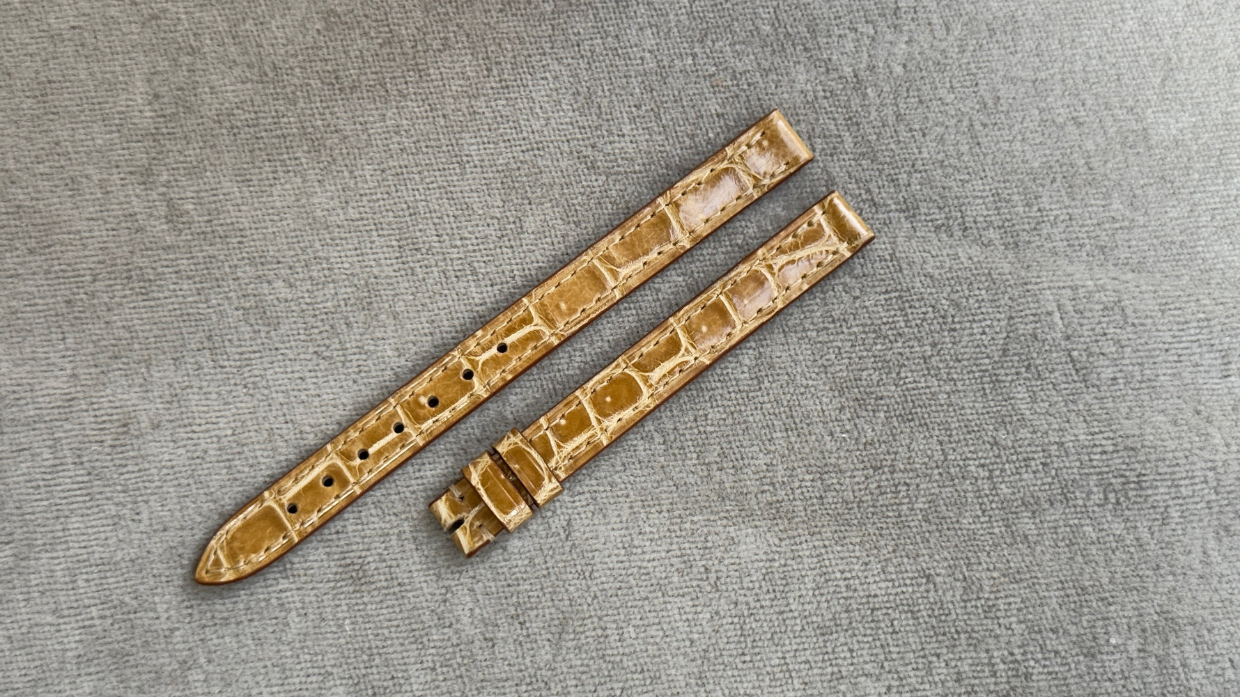 C社｜クロコダイル｜シャイニーライトブラウン