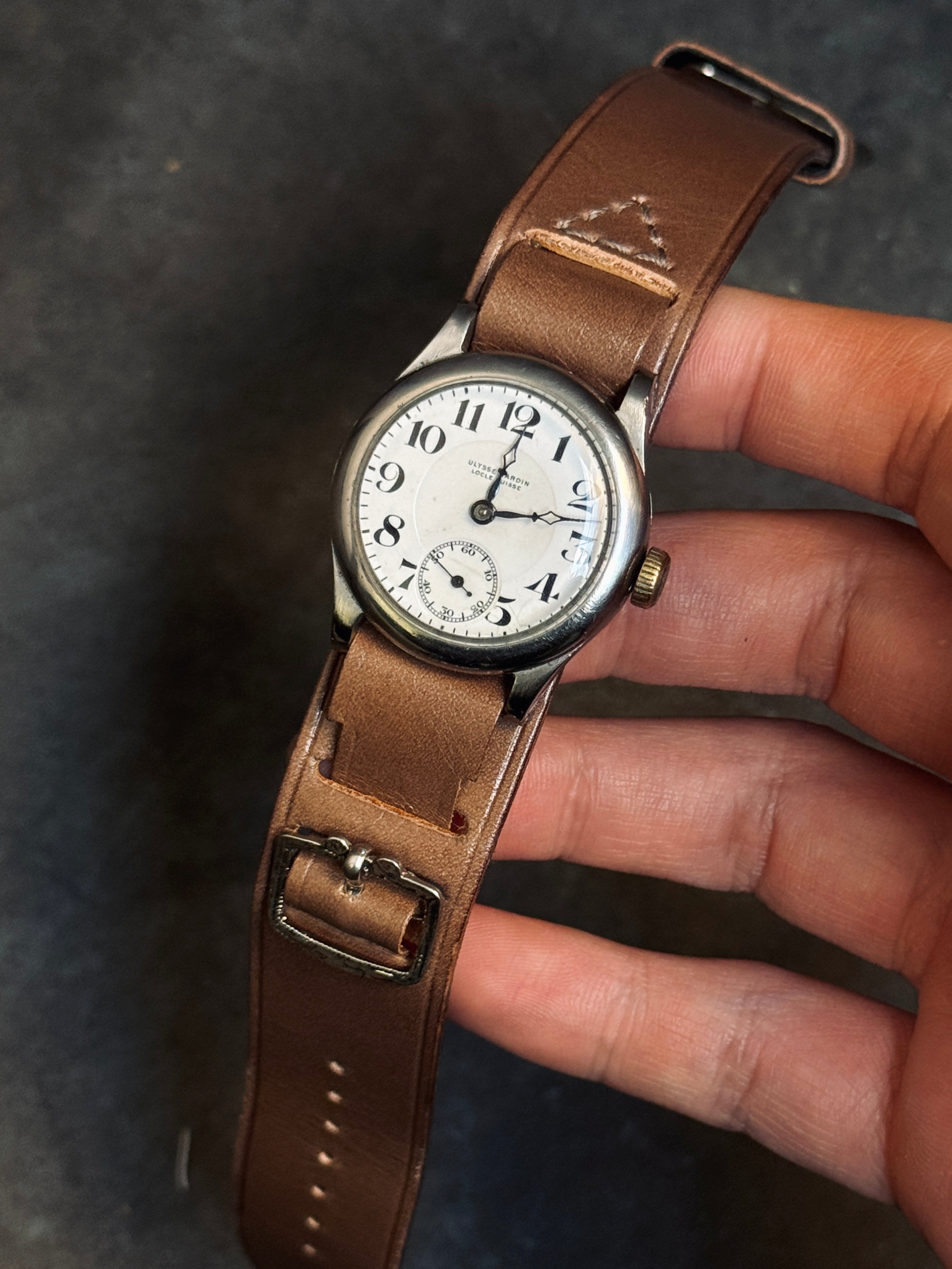 Ulysse Nardin Vintage 1930's｜パリス環式 モカブラウン