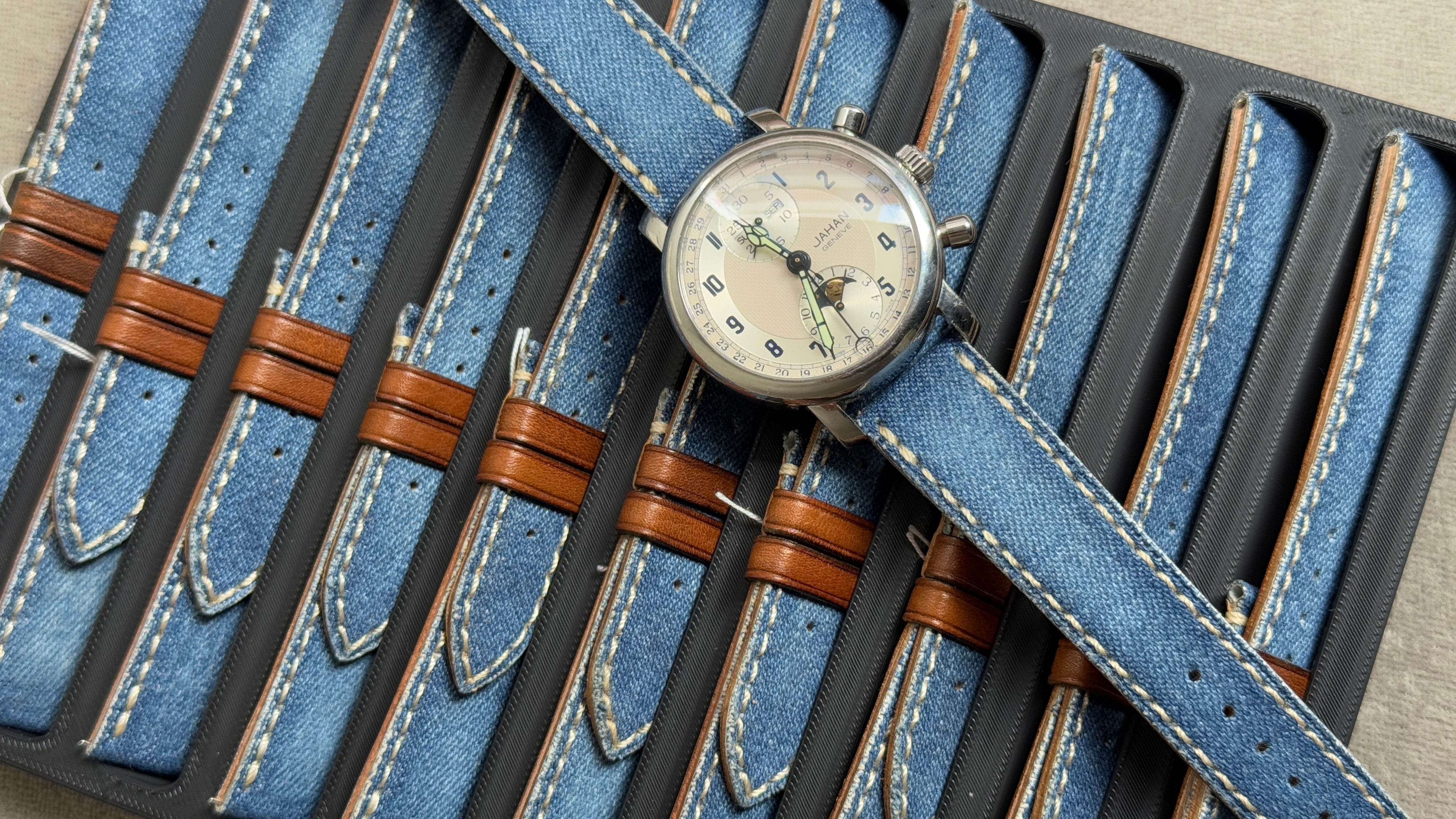 松下庵】腕時計用ハンドメイドストラップのビスポーク製作・販売