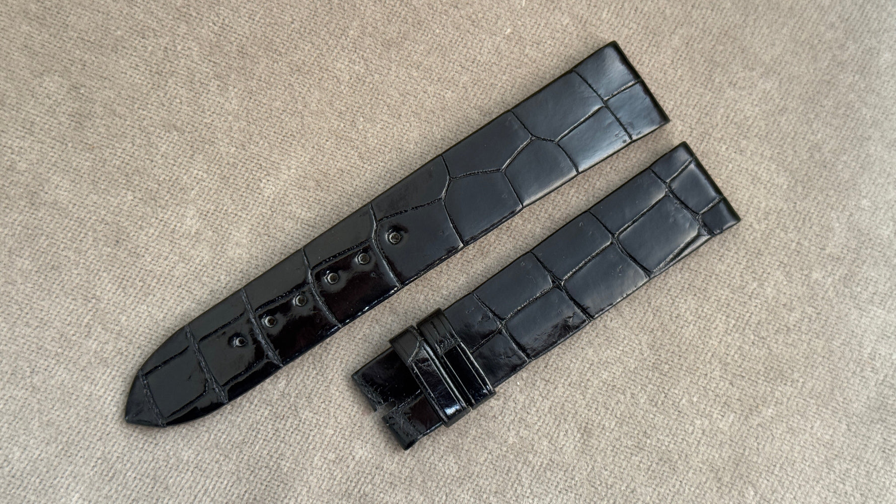 C社｜クロコダイル｜シャイニーブラック