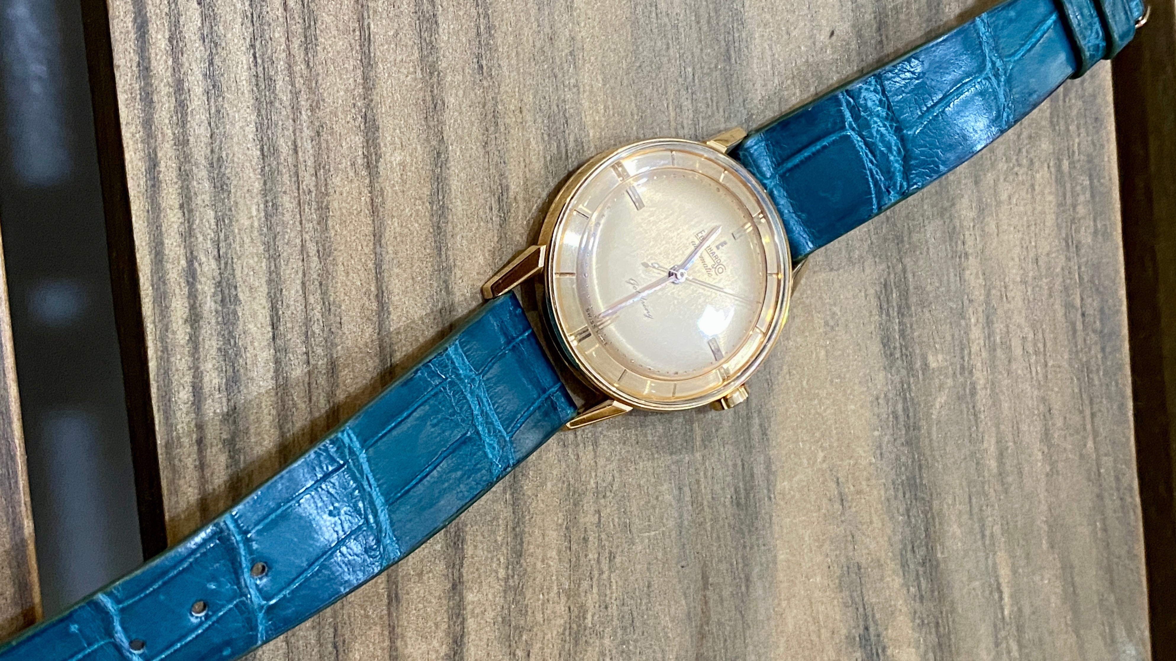 エベラール　ゴールドリング　革ベルト / オーダーストラップ - 松下庵