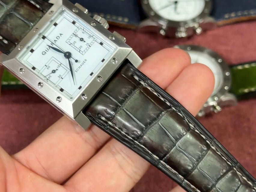 【製作事例】シャウアー QUARADA × 墨染クロコダイル・パティーヌ仕上げ - 松下庵