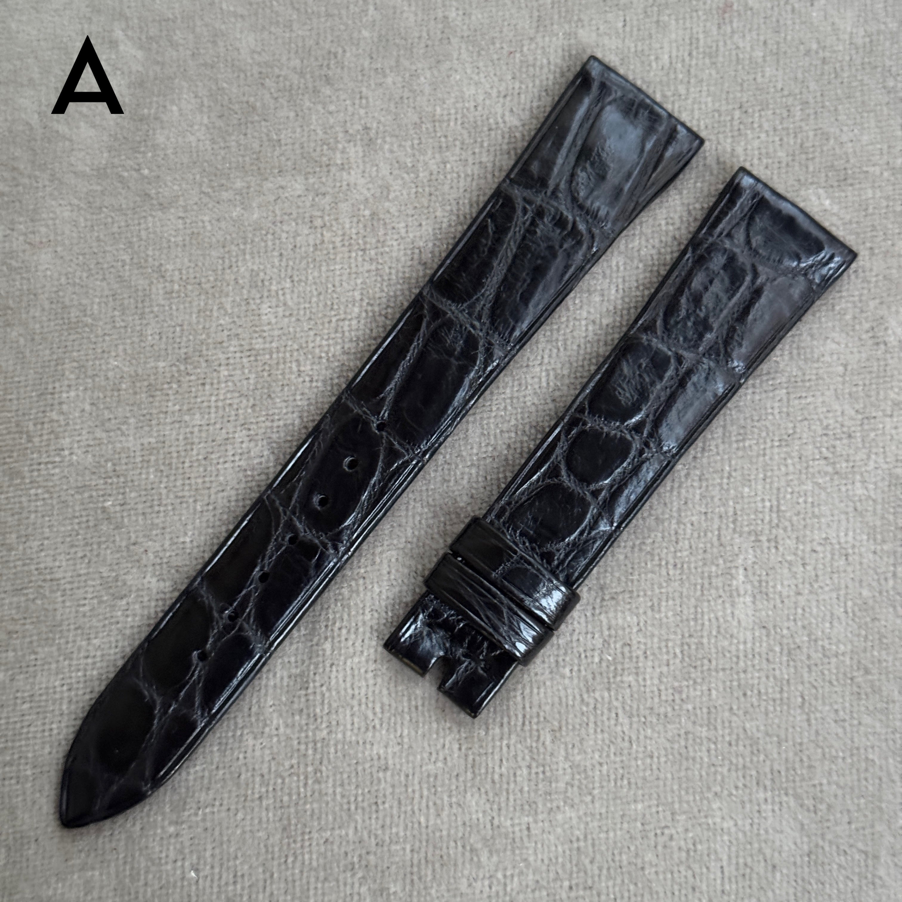 クロコダイル｜マットブラック｜薄型フラット｜ヘリ返し｜18-14mm – 松下庵