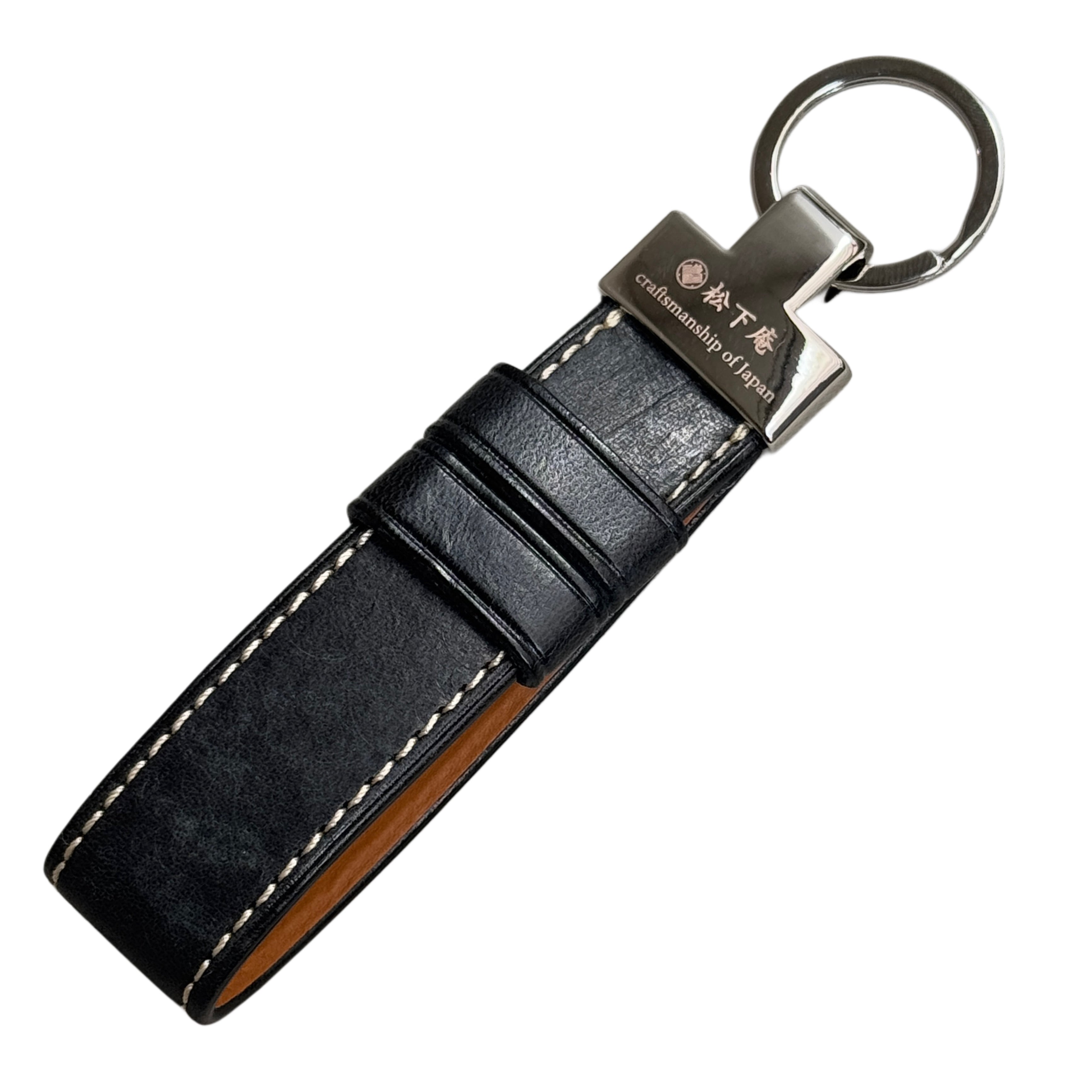 NATOスタイルキーリング｜イタリアンレザー – 松下庵