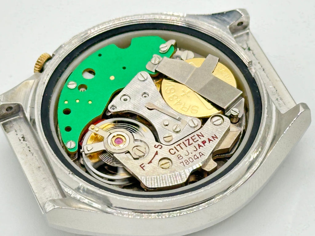 時計/WATCH】シチズン コスモトロン エレクトリック 緑文字盤 電磁 