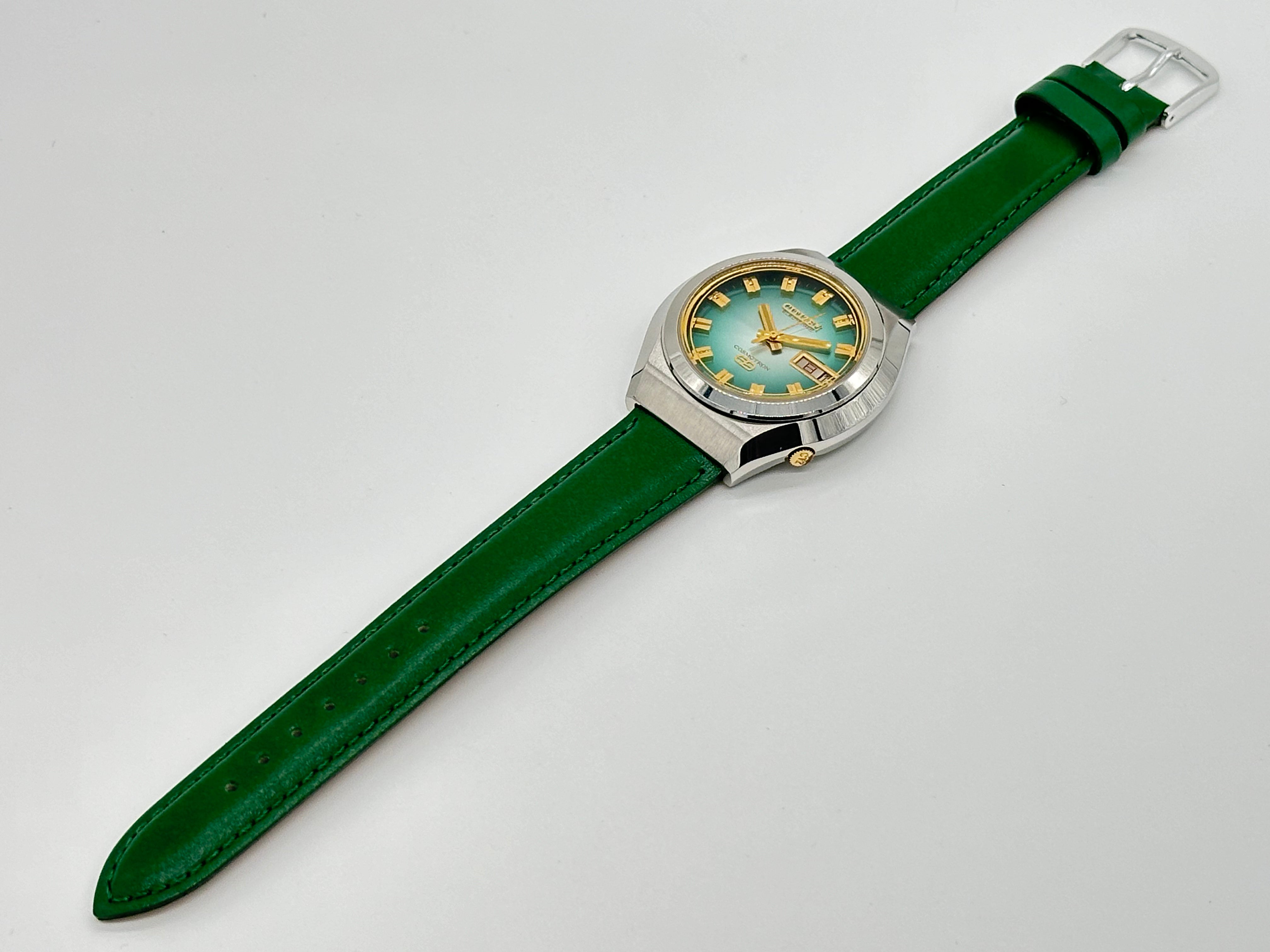 時計/WATCH】シチズン コスモトロン エレクトリック 緑文字盤 電磁 