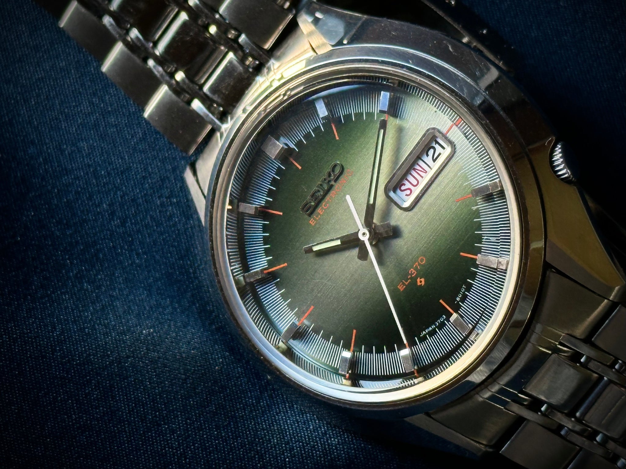 【時計/WATCH】セイコー エレクトリック EL-370 SS 電磁テンプ式 Cal.3703A 1970年代製 – 松下庵