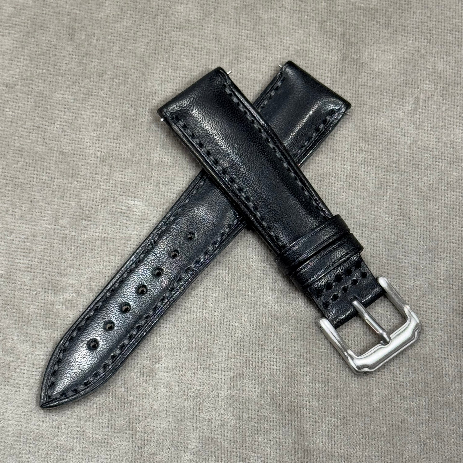 ベンズレザーブラック　松下庵　20-16mm ベンズブラック ラウンド型 ショートサイズ / 20-16mm – 松下庵