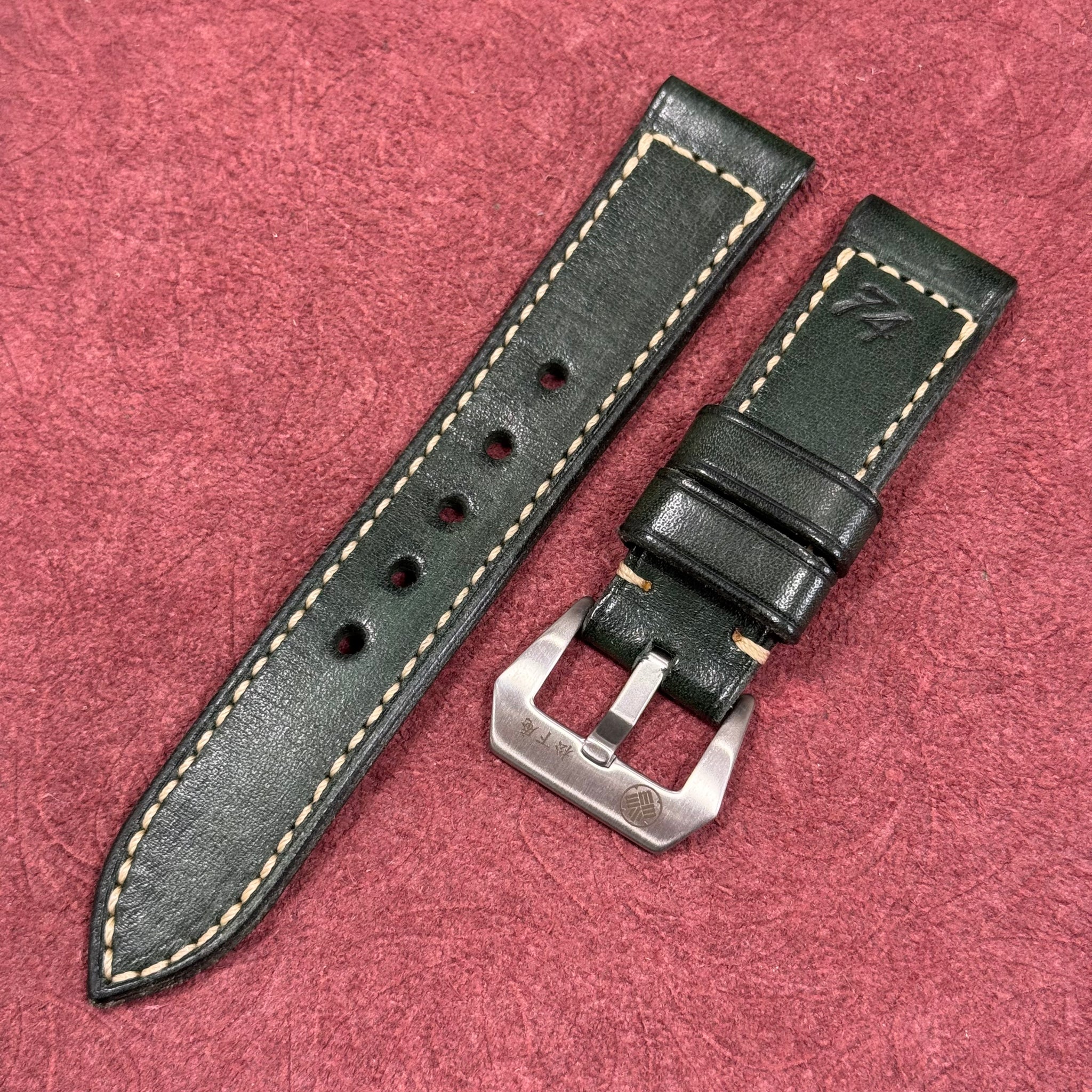 松下庵パネライ74ストラップルミノール用24mm 松下庵パネライ74ストラップルミノール用24mm