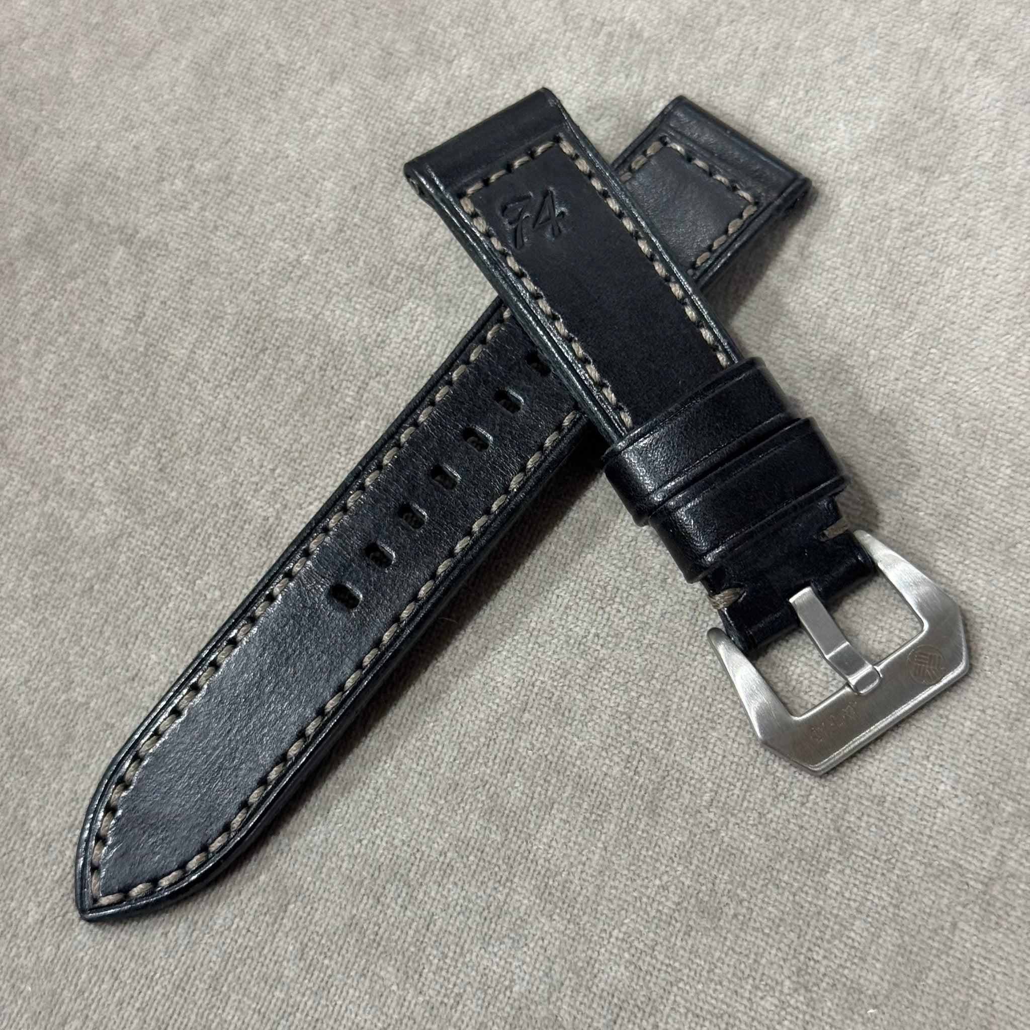 松下庵パネライルミノールM74ストラップ Extra Brown 24mm 松下庵パネライルミノールM74ストラップ Extra Brown 24mm