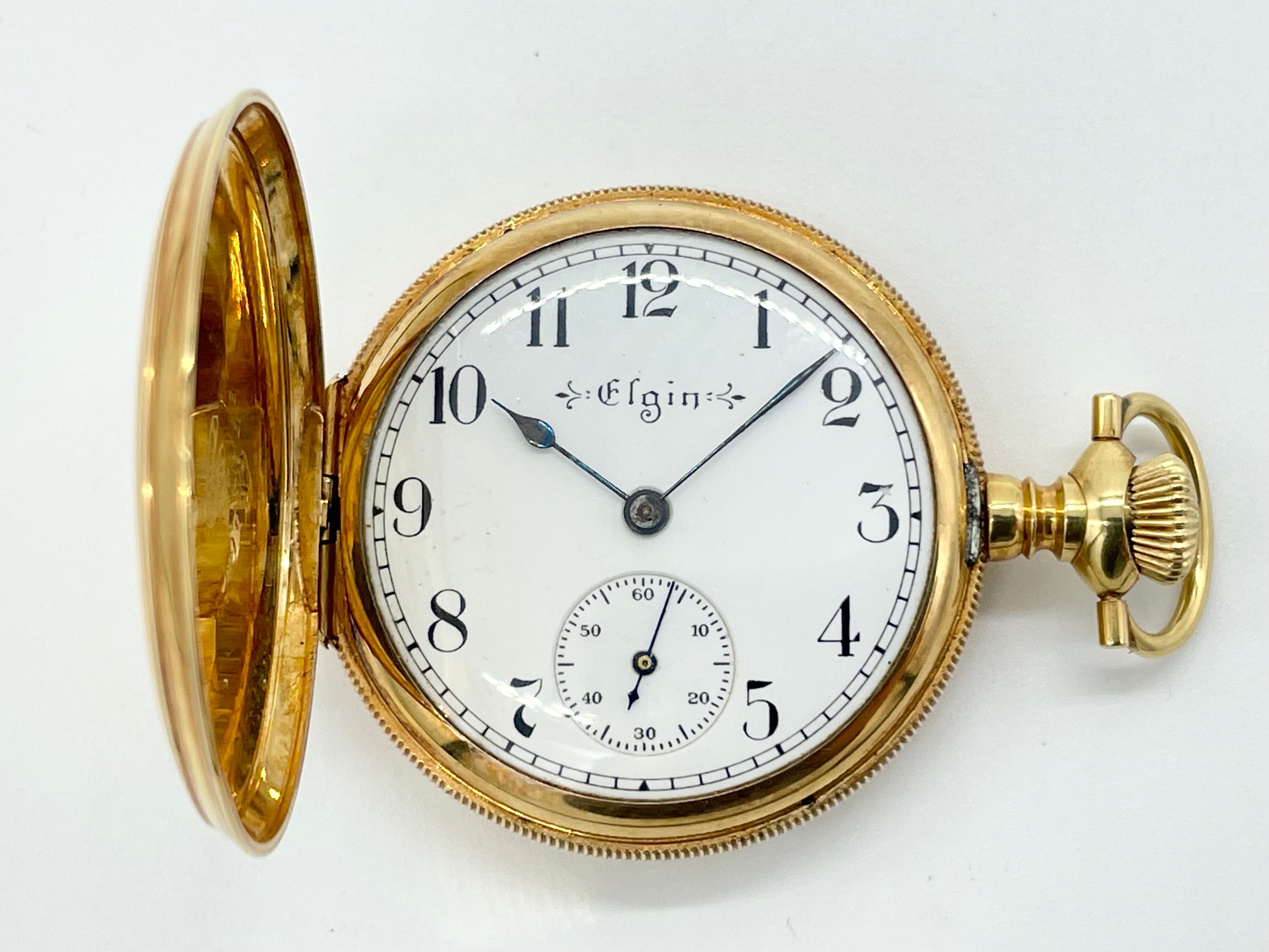時計/WATCH】エルジン 懐中時計 小型 K18ゴールド 手巻き 1900年代頃