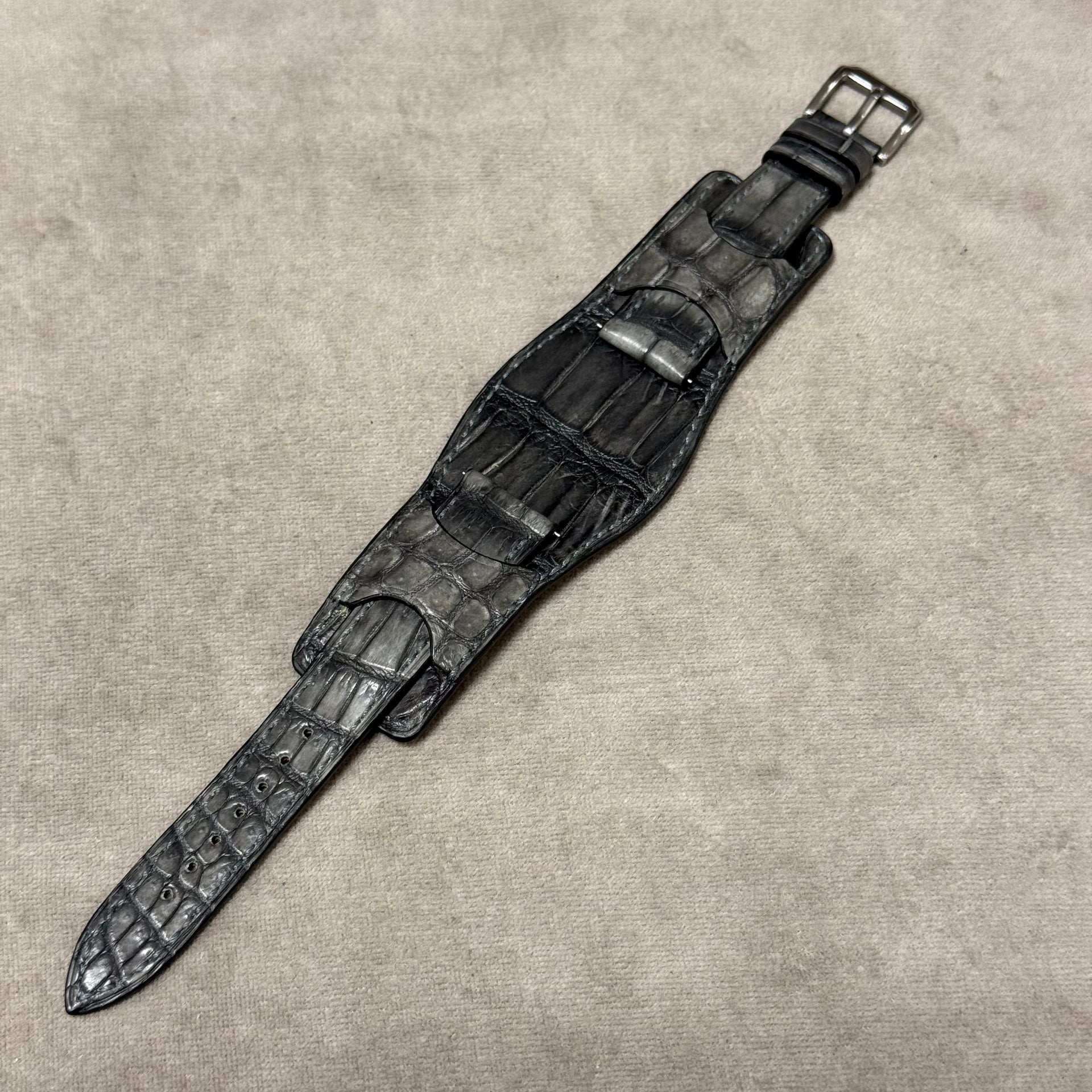 台座カスタム R40｜クロコダイル｜墨染｜20-16mm – 松下庵