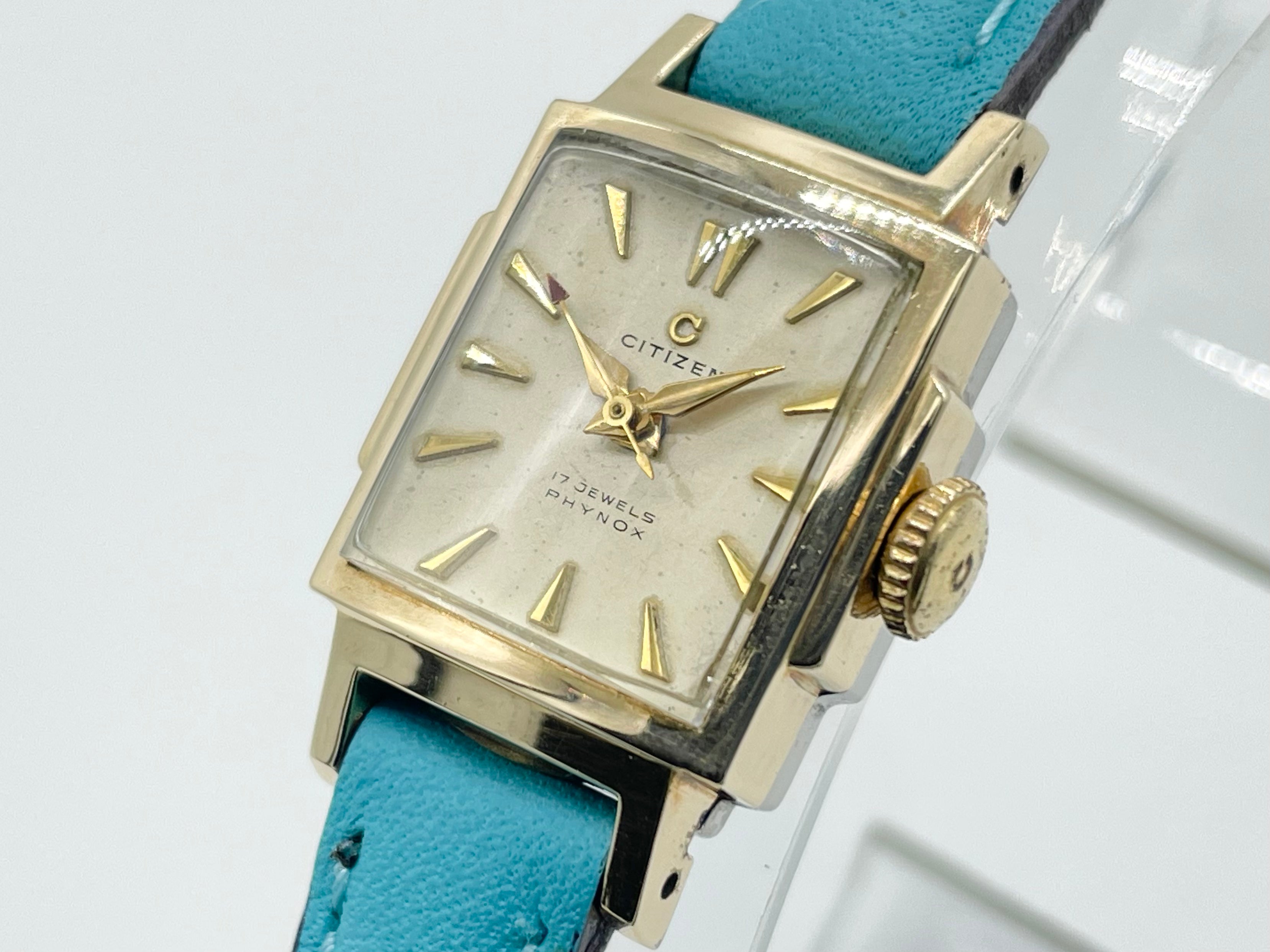 【時計/WATCH】シチズン Cマーク レディース センターセコンド 手巻き 17石 1950年代製