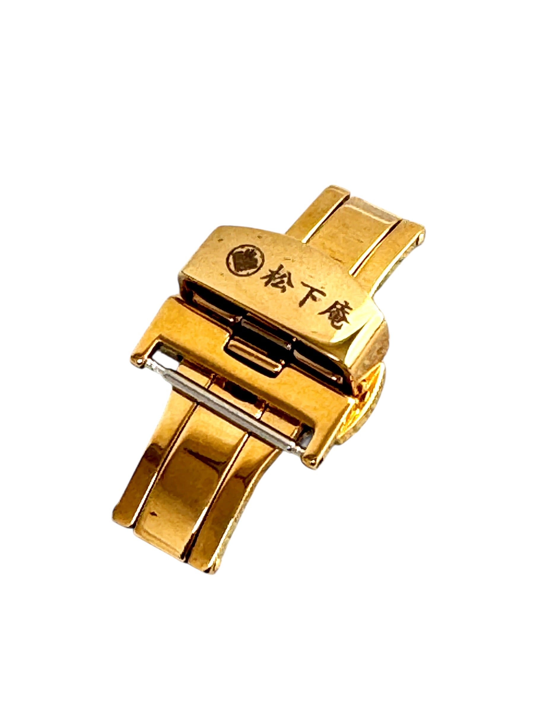 松下庵】Dバックル 観音開き ゴールド