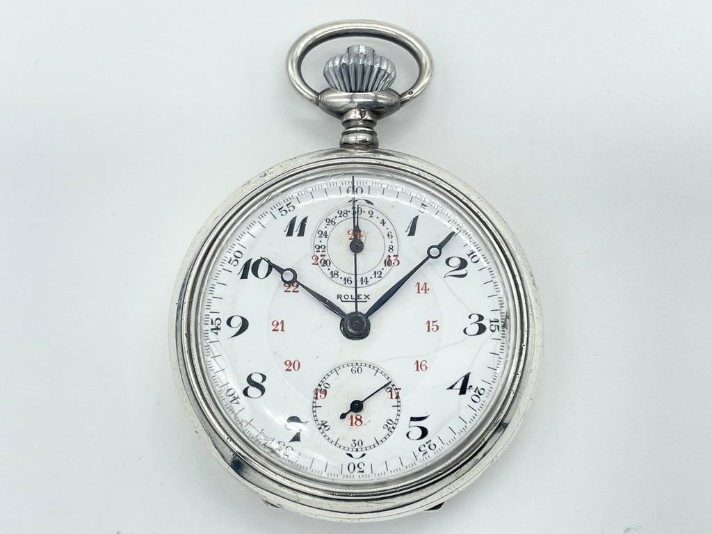 【時計/WATCH】ロレックス クロノグラフ 懐中時計 手巻き コラム 