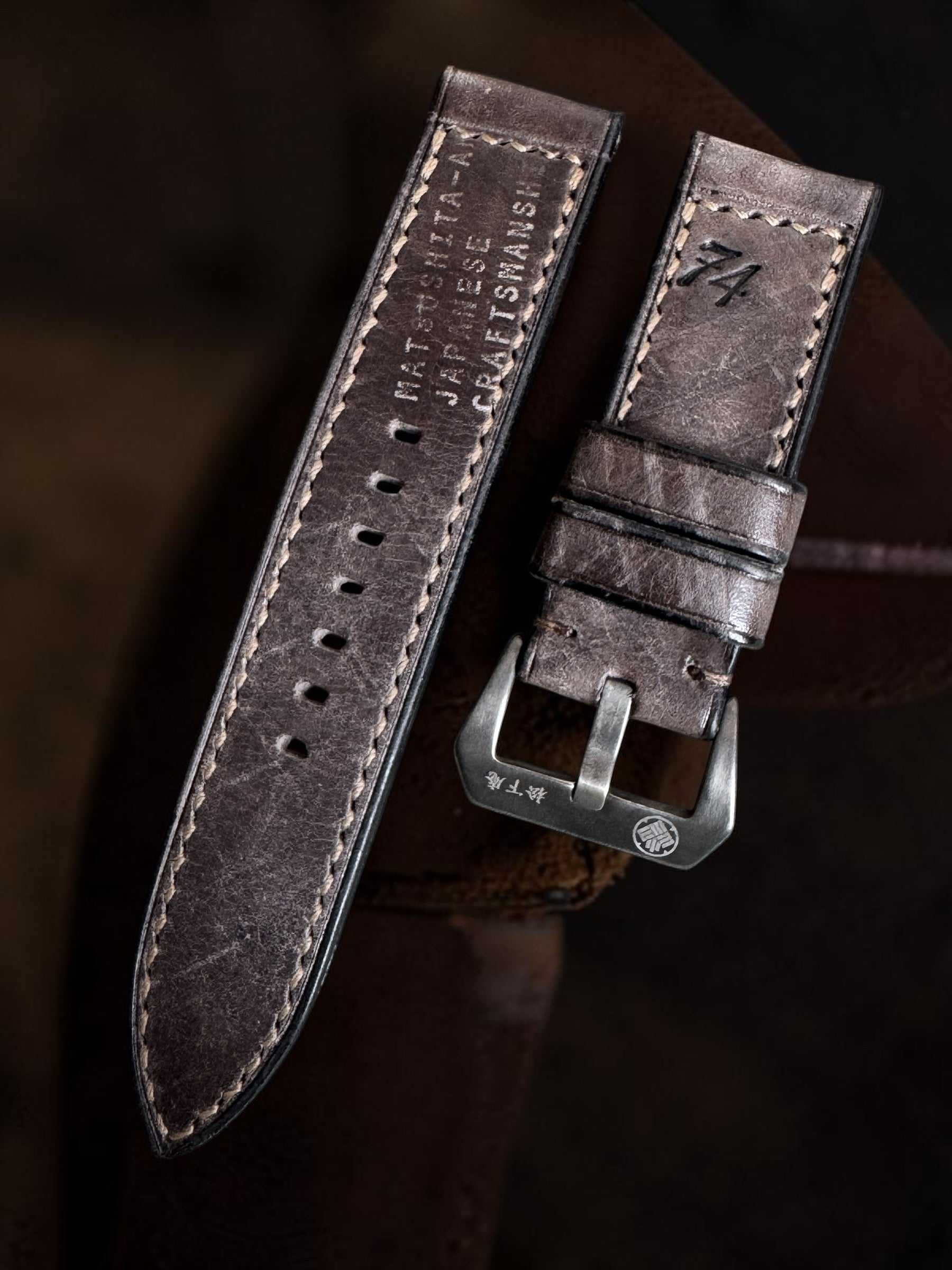 ベンズレザーブラック　松下庵　20-16mm All straps – 松下庵