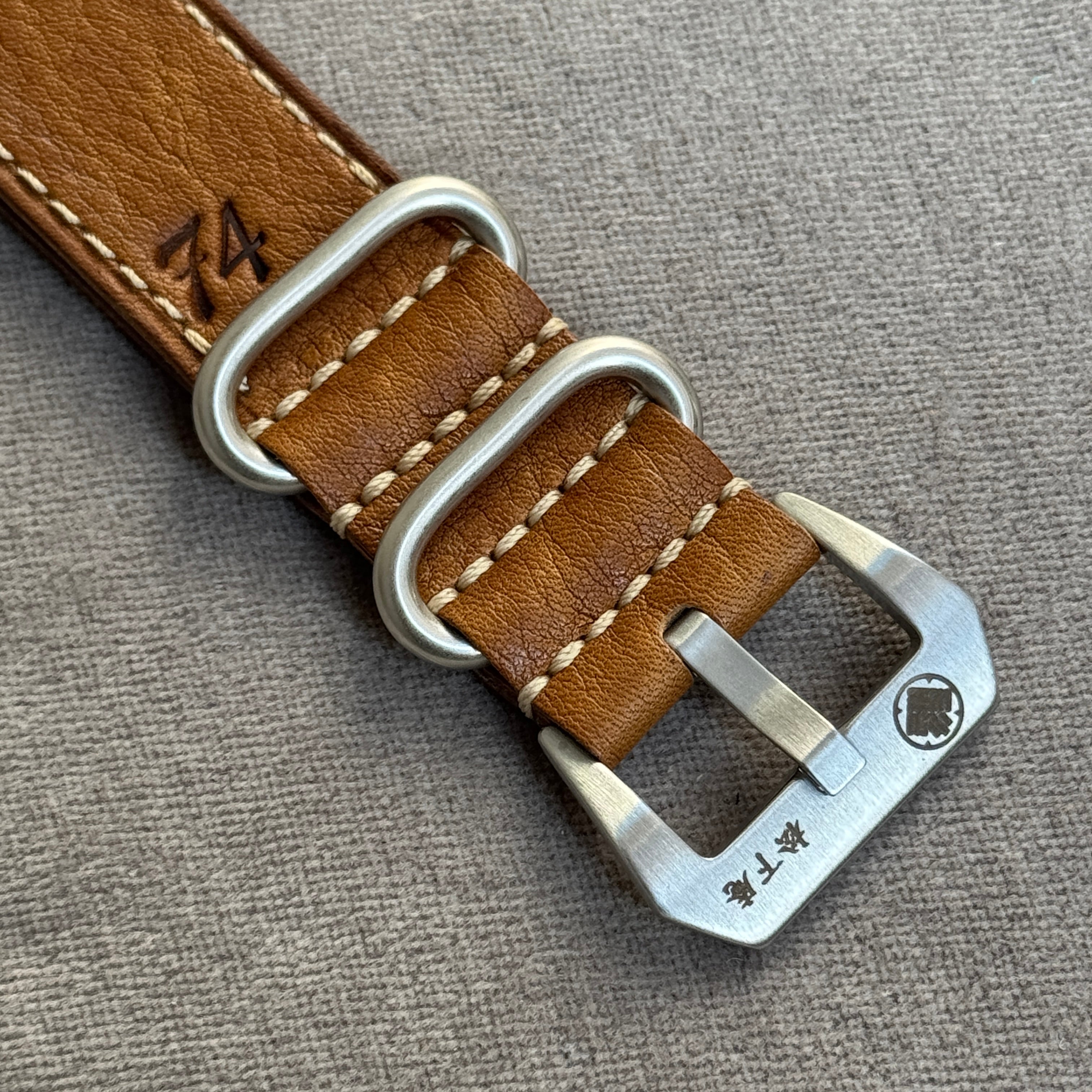 M74 NATO｜ビンテージブラウン｜24mm – 松下庵