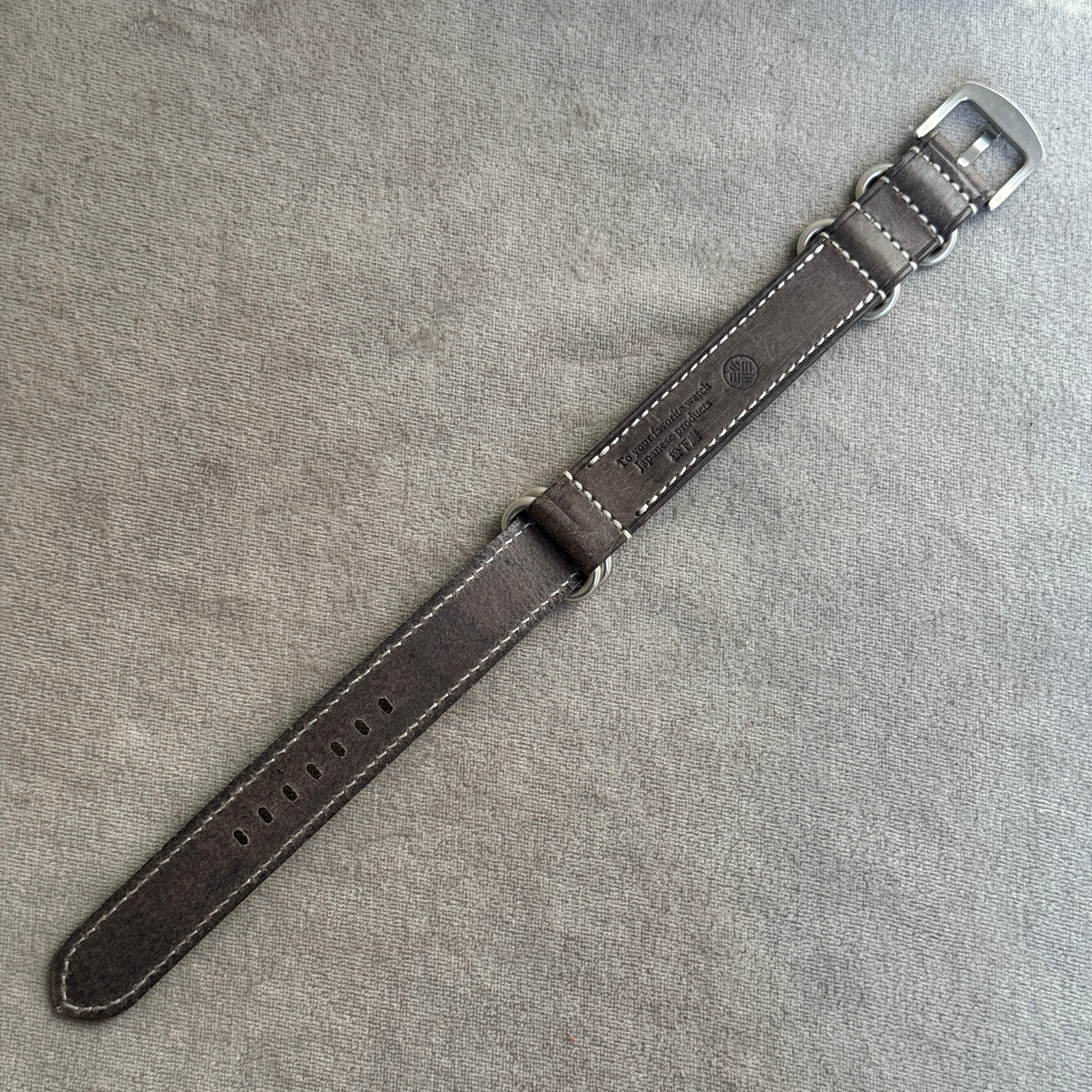 松下庵　NATOビンテージグレー20mm NATO｜ビンテージグレー｜20mm