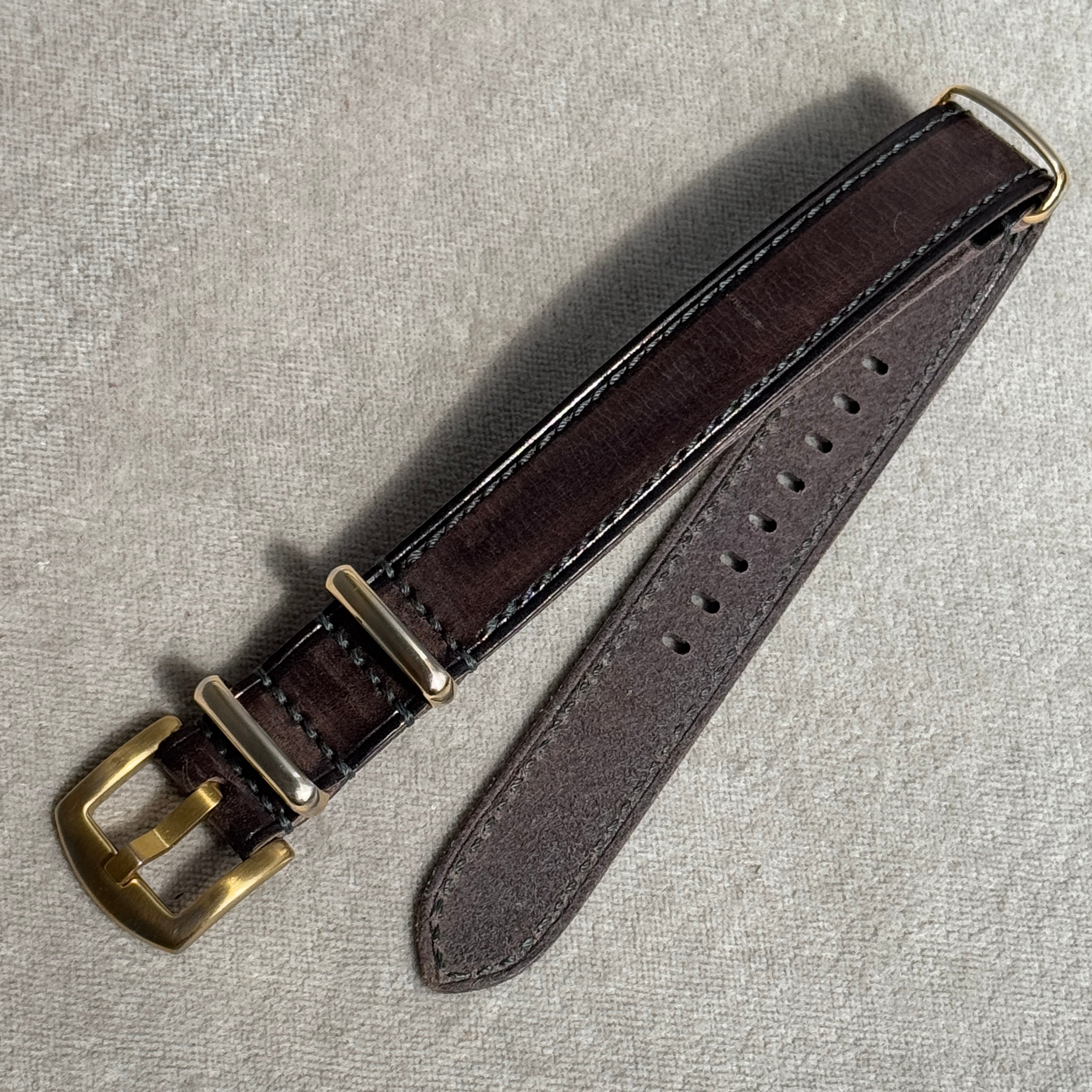 ✏️fuji NATOベルト・オーダー製作 楽天市場】FIF オイルレザー NATO 時計ベルト FIFCN007 16mm