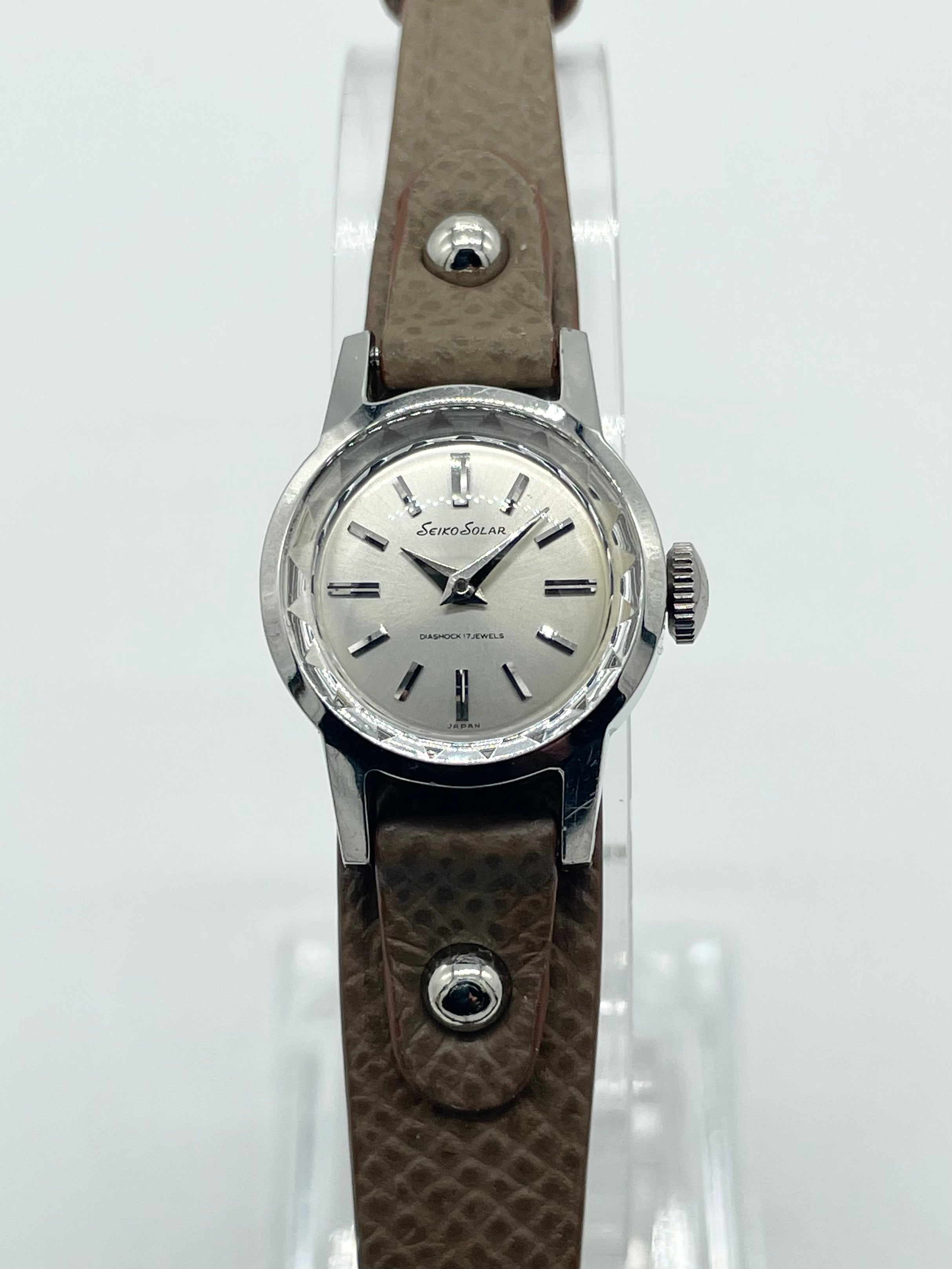 時計/WATCH】セイコー ソーラー レディース 手巻き 17石 1960年代製 ...