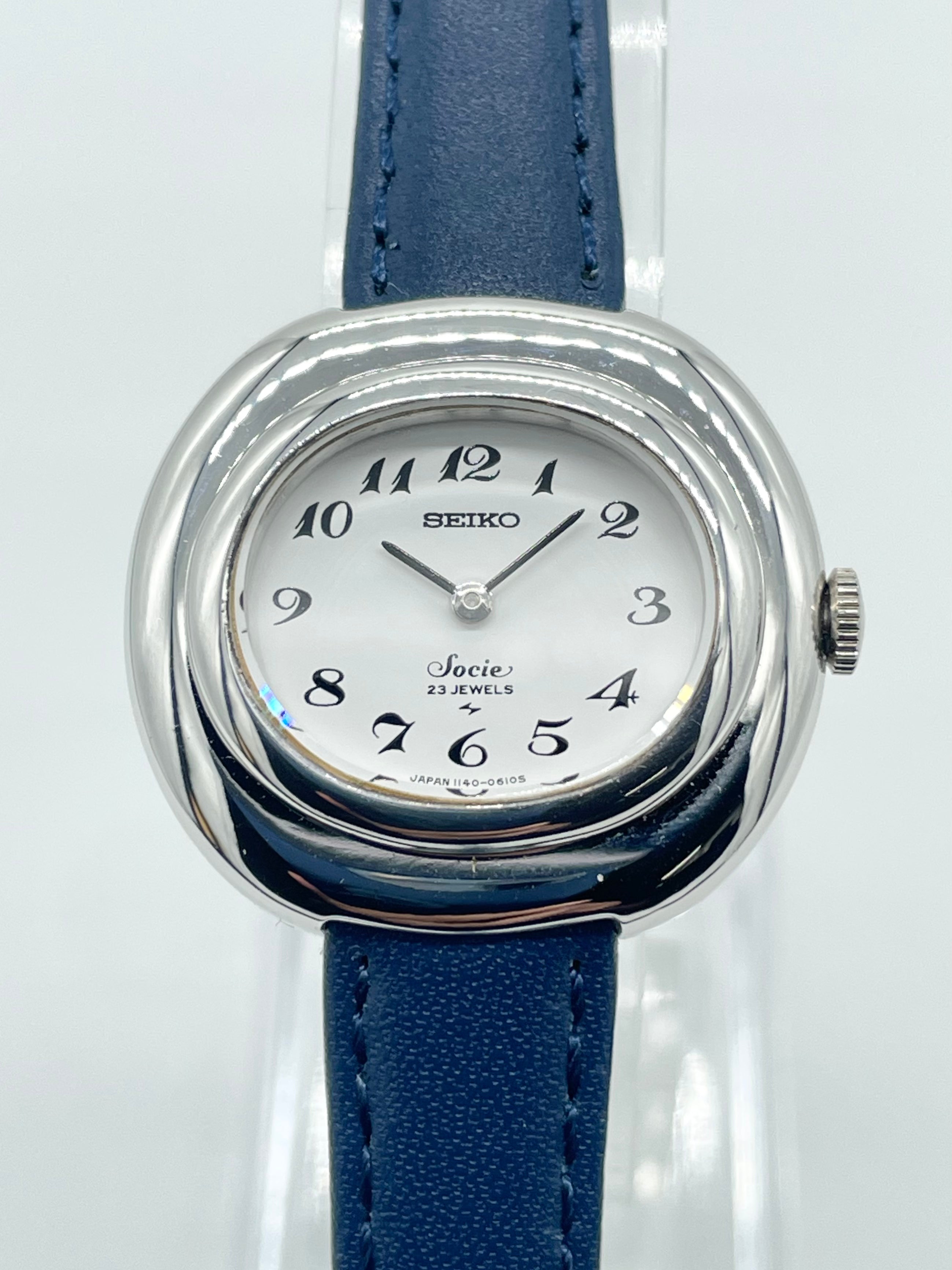 時計/WATCH】セイコー ソシエ 白文字盤 手巻き 23石 Cal.1140A 1960 