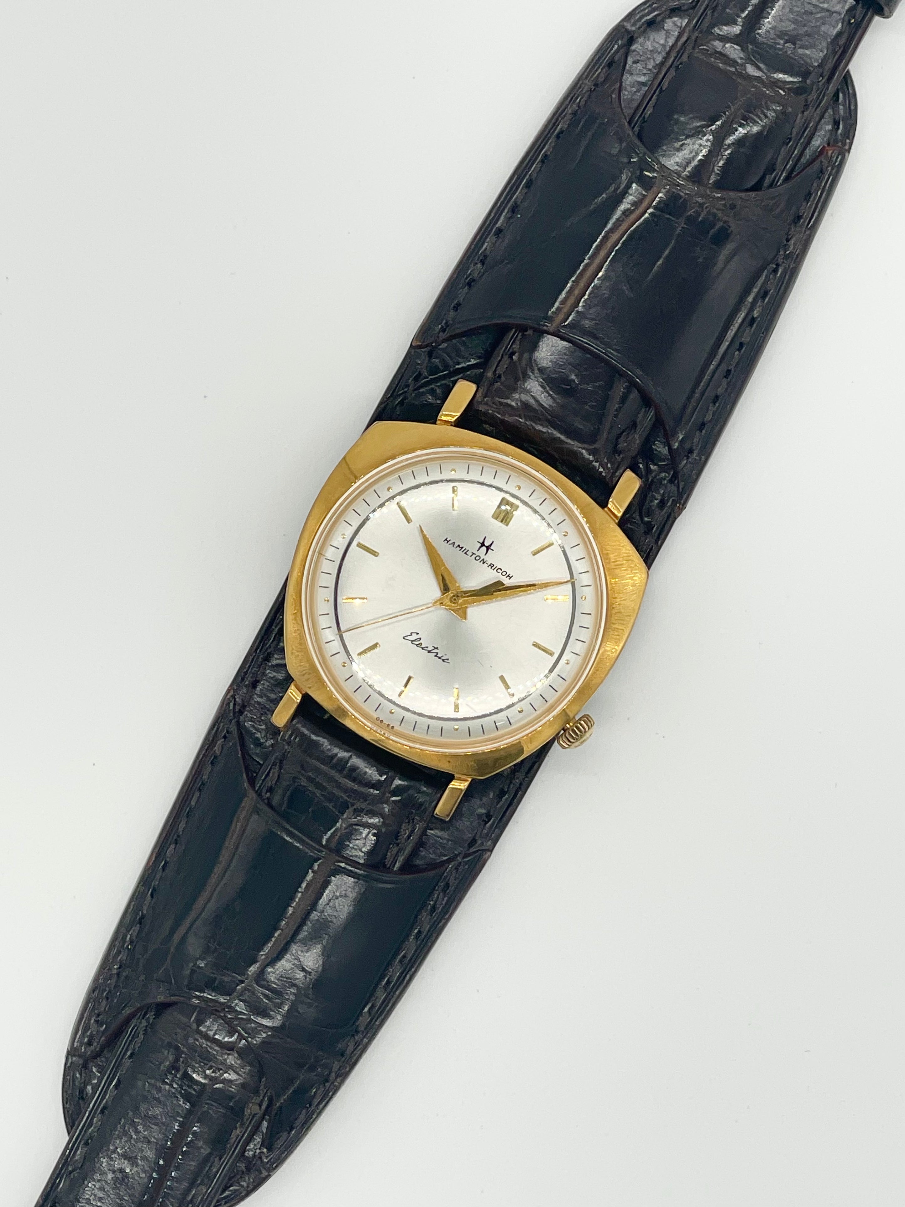 時計/WATCH】ハミルトン・リコー エレクトリック 電磁テンプ Cal.555E