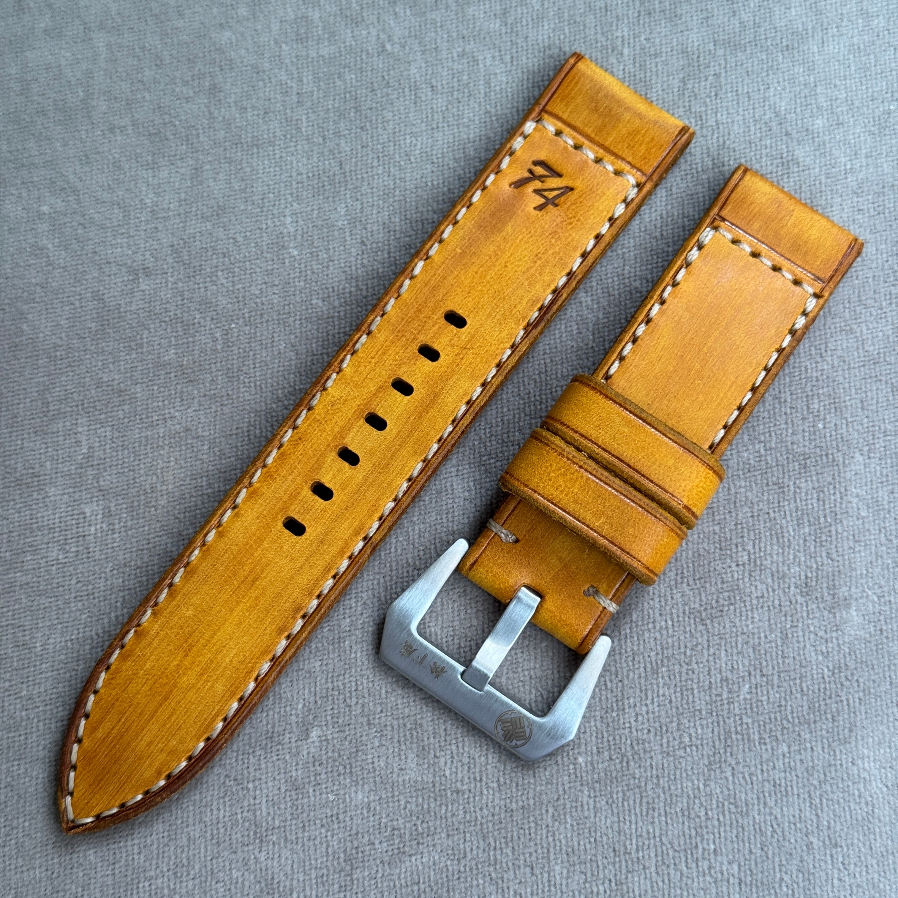 M74｜AMAZZONIA｜ビンテージキャメル｜24-24mm – 松下庵