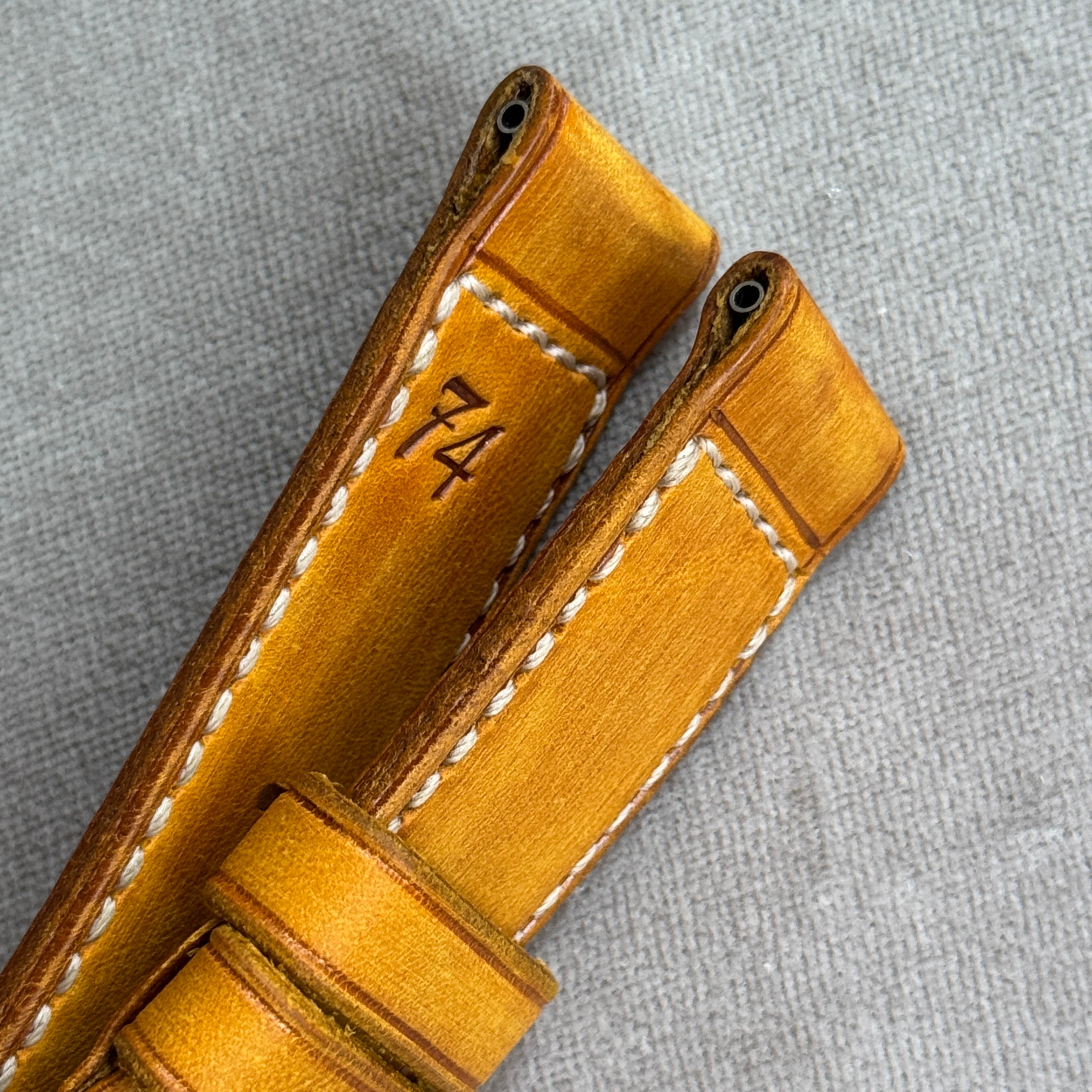 M74｜AMAZZONIA｜ビンテージキャメル｜24-24mm – 松下庵