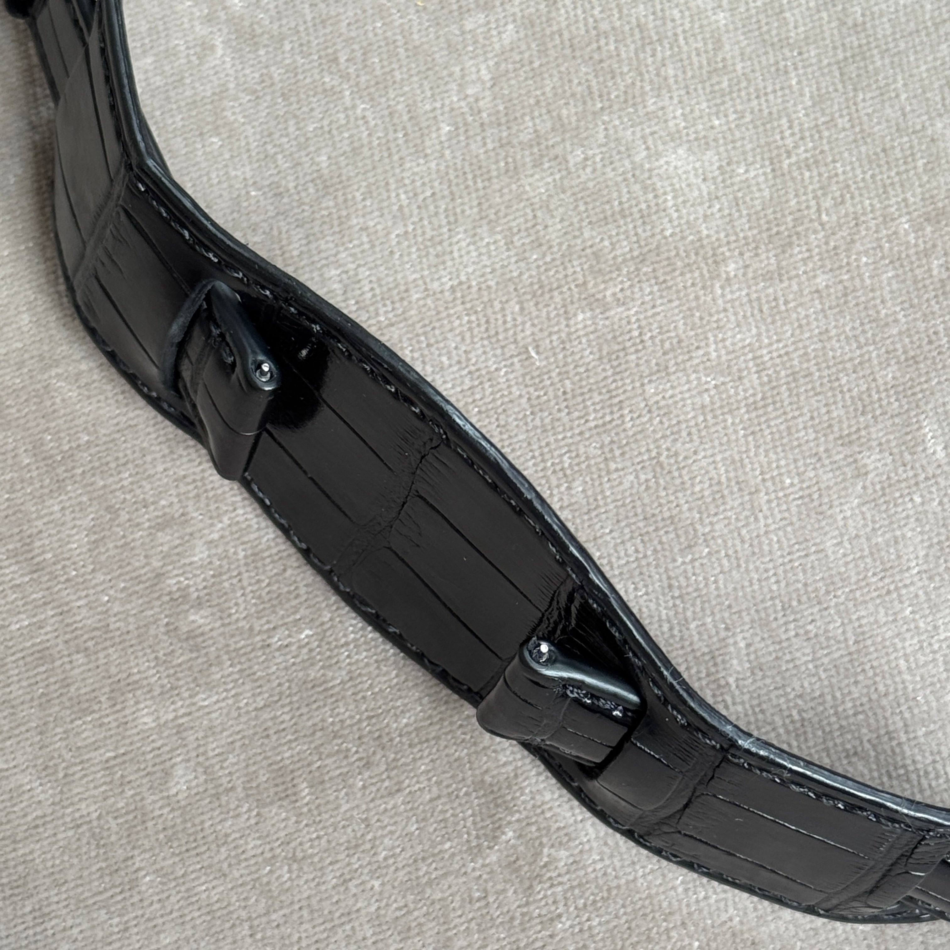 台座カスタム R40｜クロコダイル｜マットブラック｜18-16mm – 松下庵