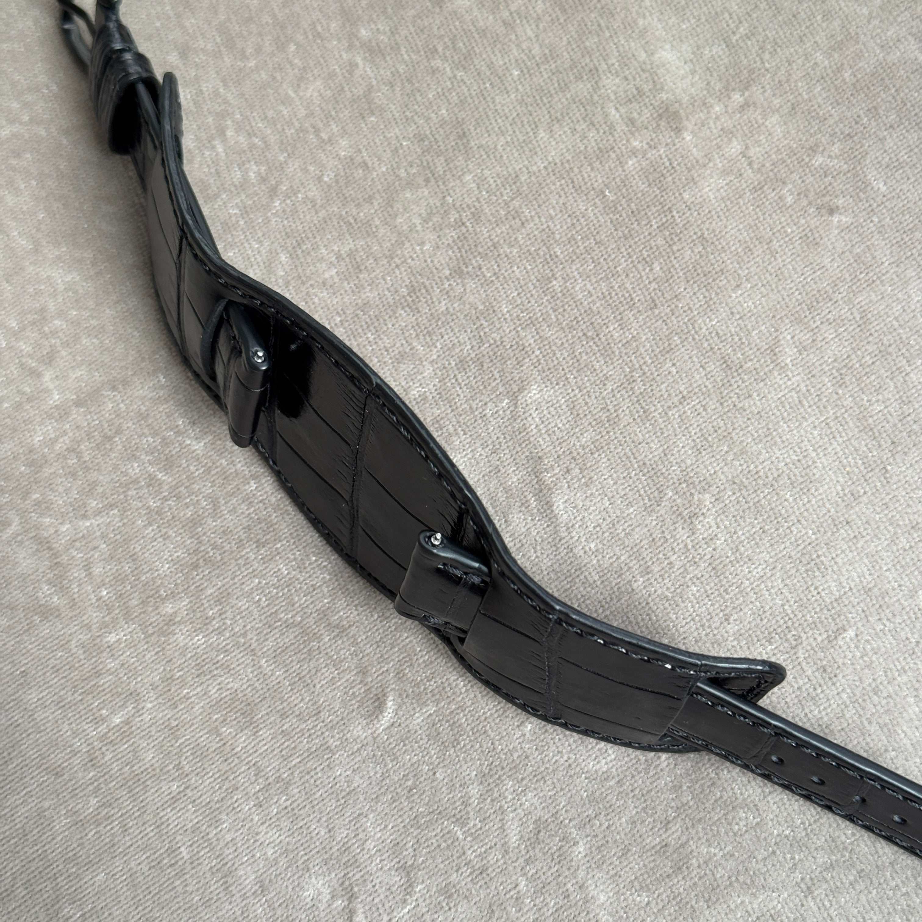 台座カスタム R40｜クロコダイル｜マットブラック｜20-16mm – 松下庵