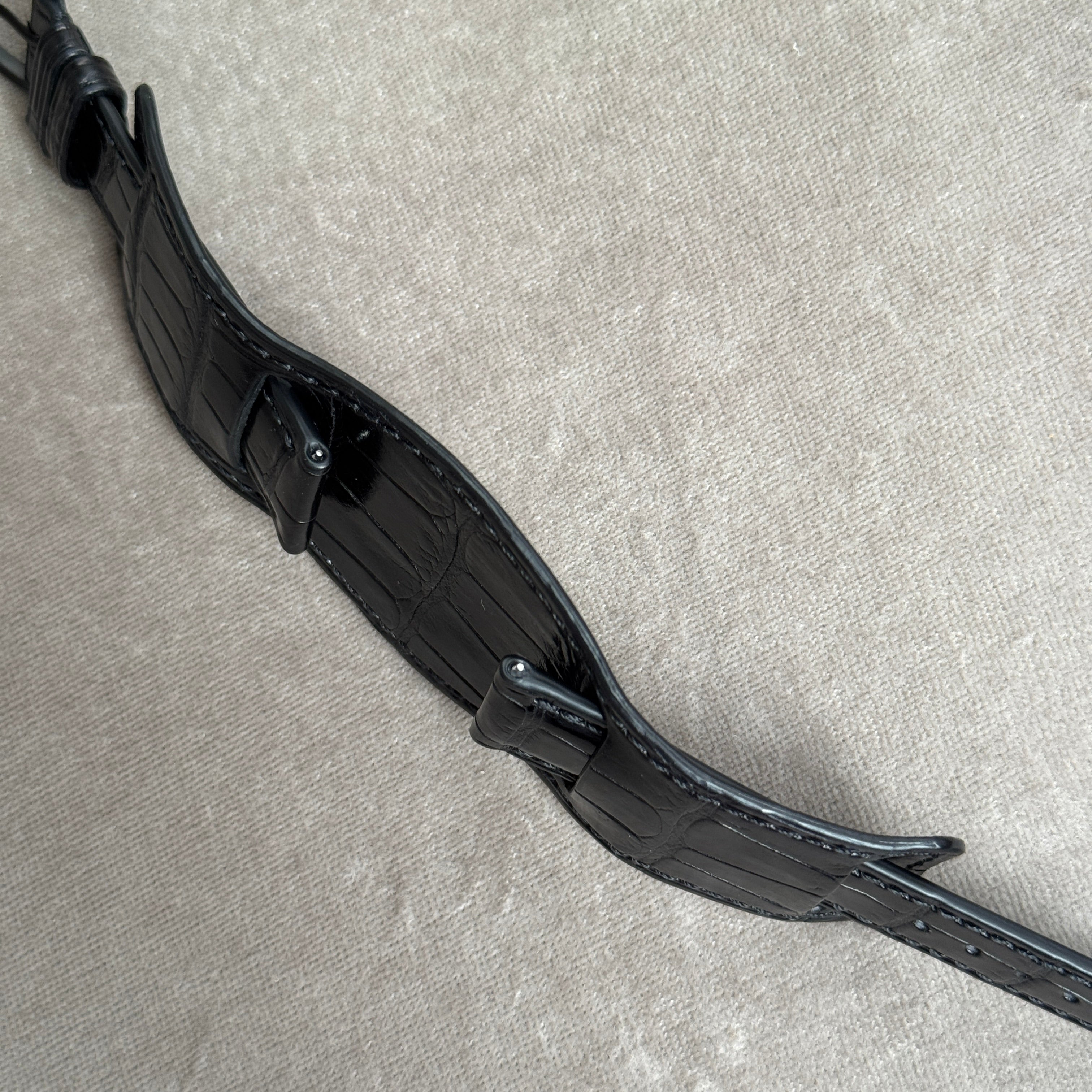 台座カスタム R40｜クロコダイル｜マットブラック｜20-16mm – 松下庵